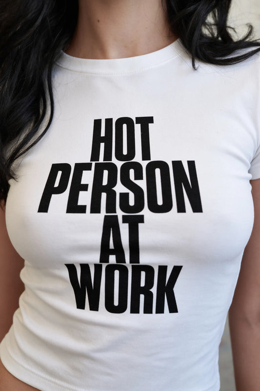HOT PERSON AT WORK BABY TEE