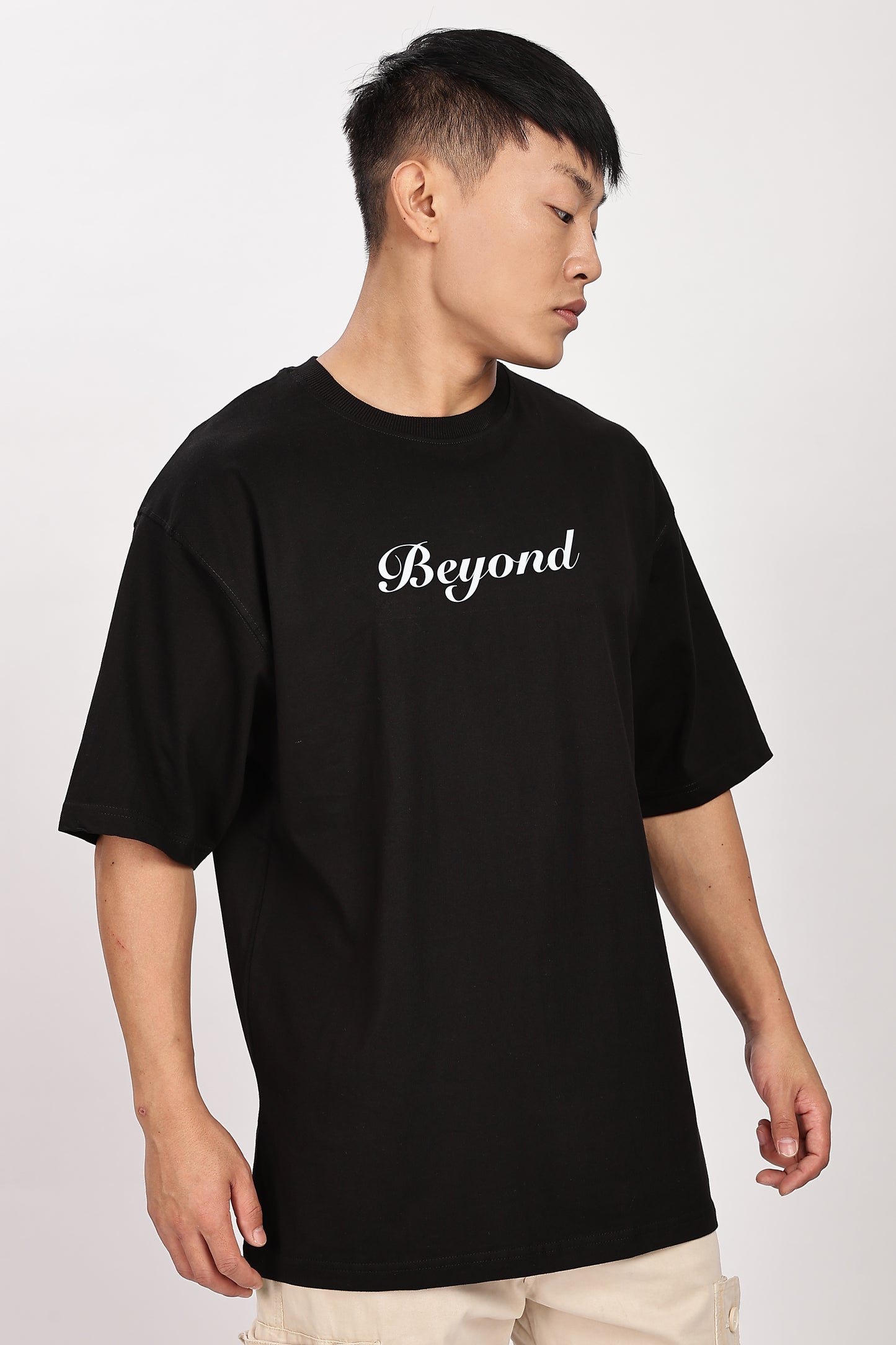 Black Doodle Oversized T-Shirt