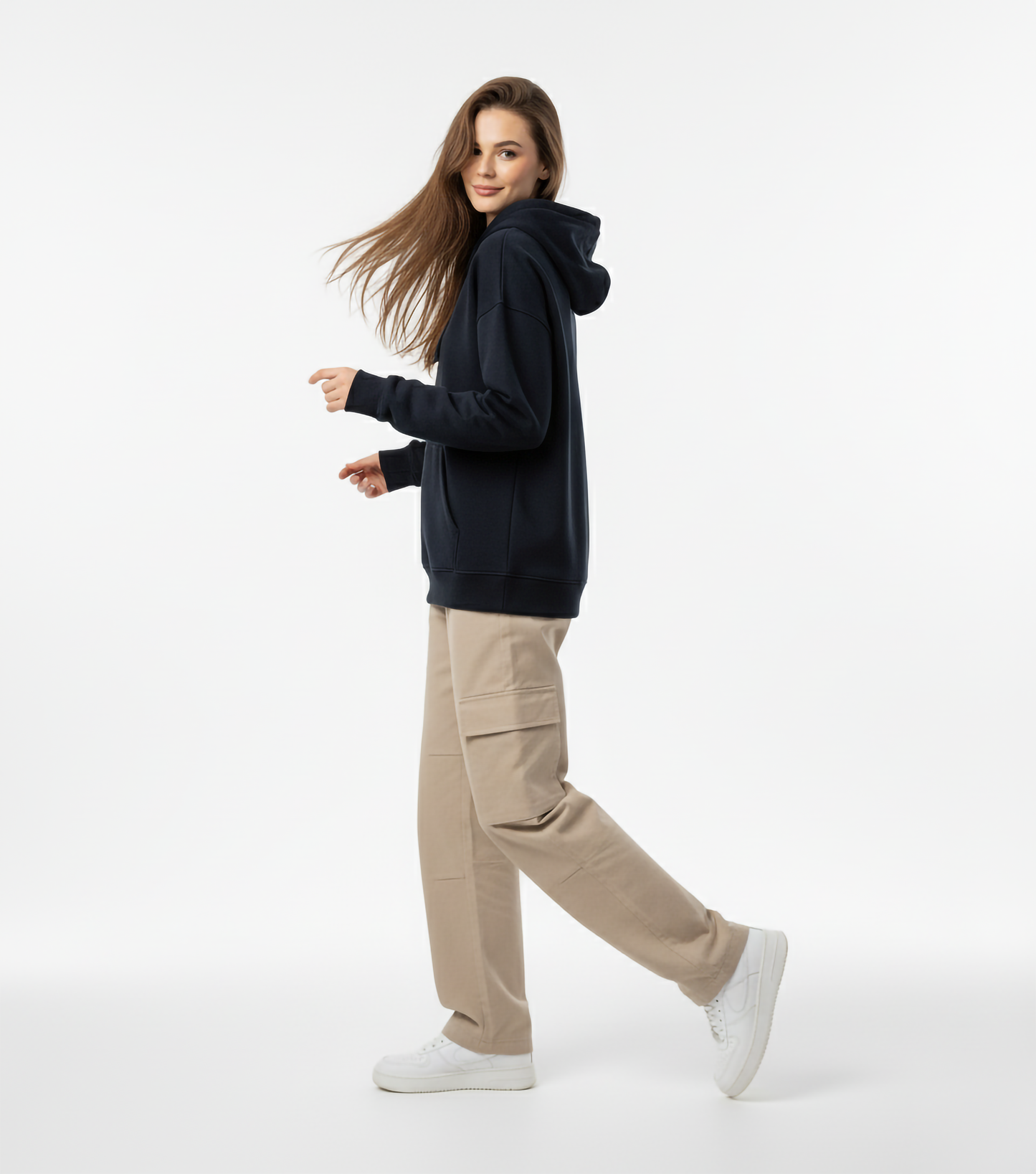 BLACK OVERSIZED HOODIE