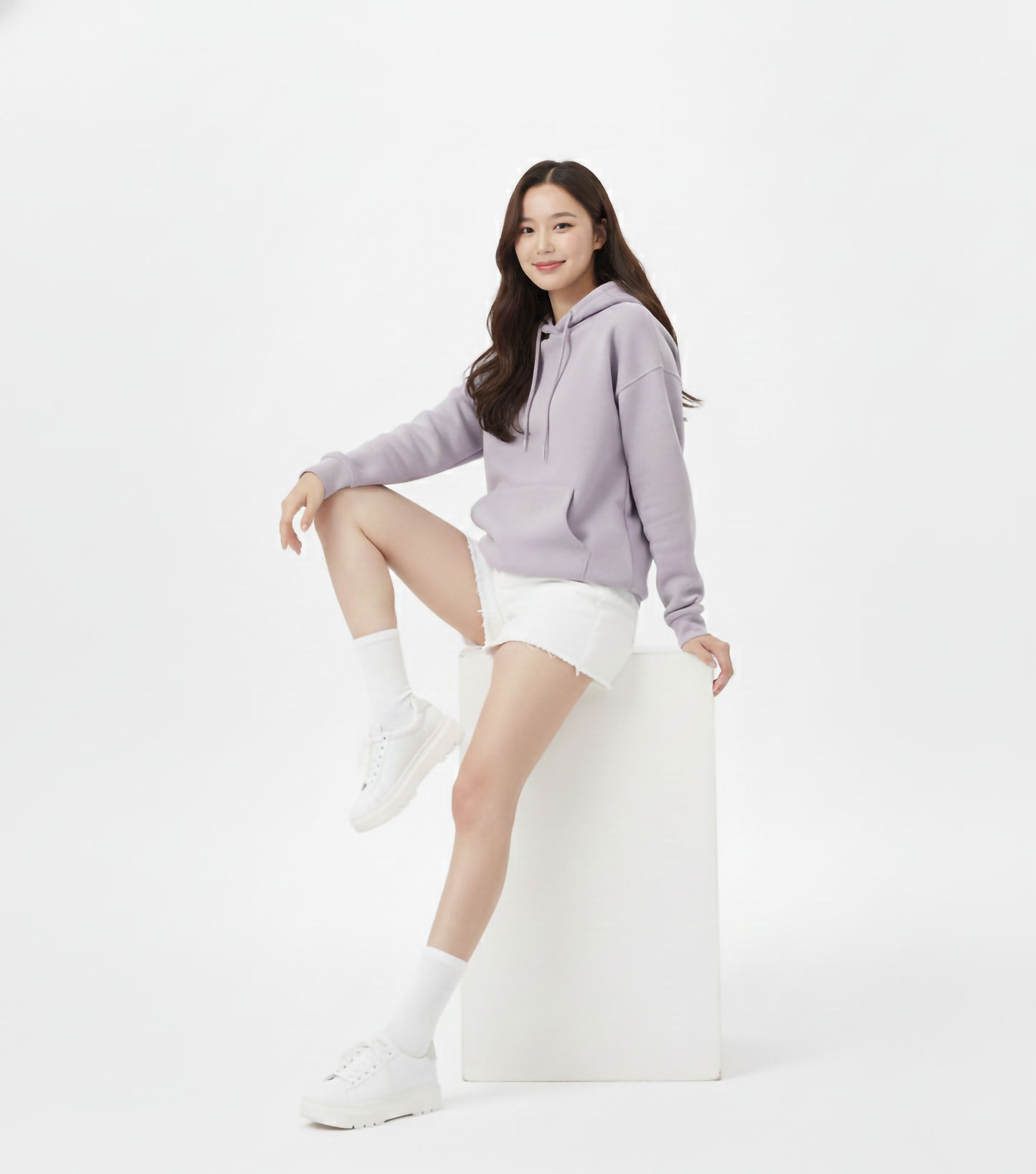 LAVENDER OVERSIZED HOODIE