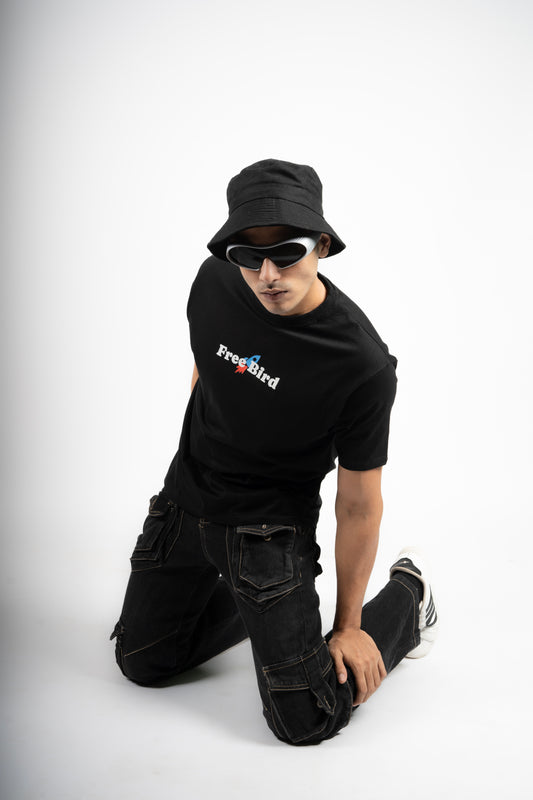 FREE AS A BIRD OVERSIZED T-SHIRT