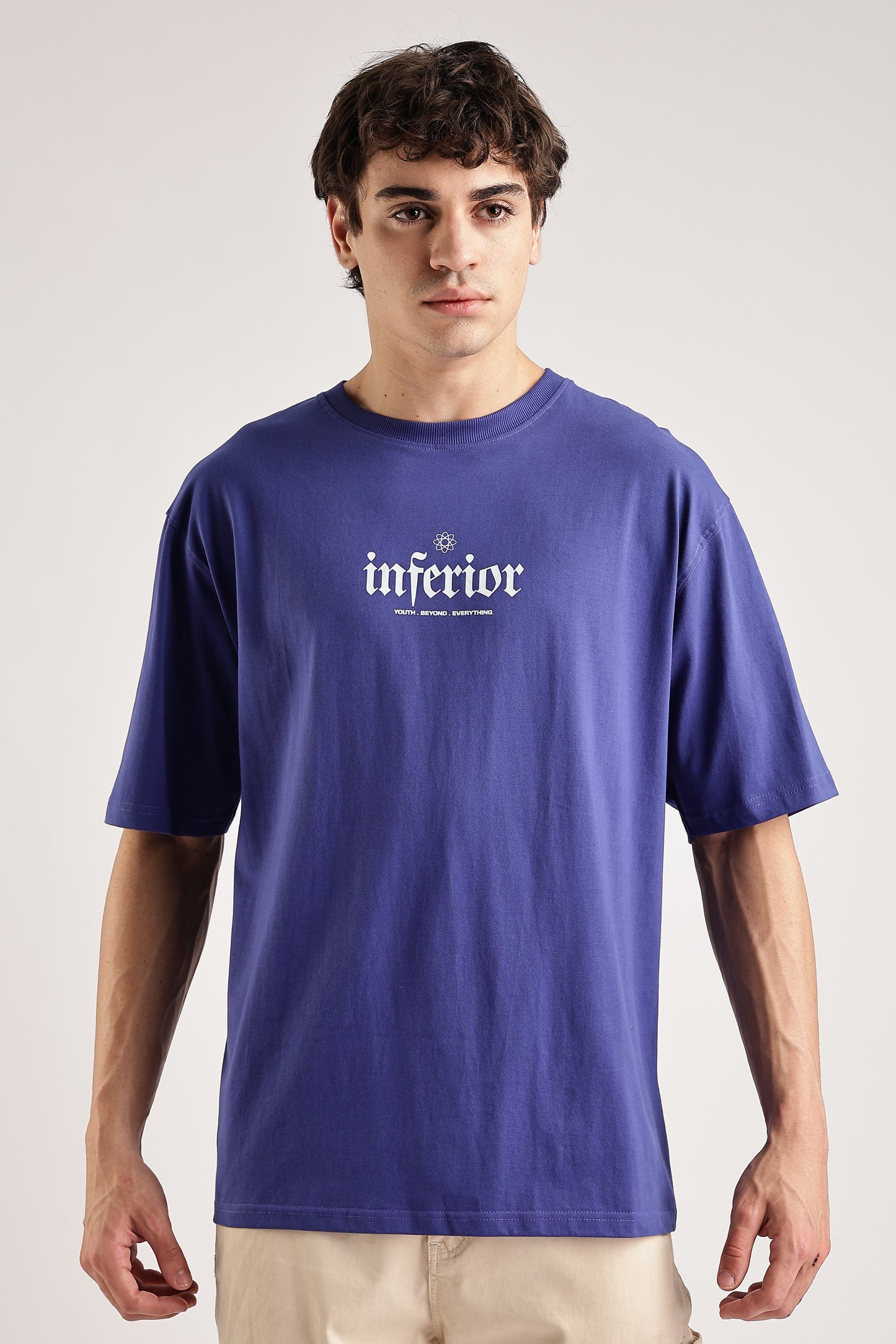 Blue Inferior Oversized T-Shirt (M)