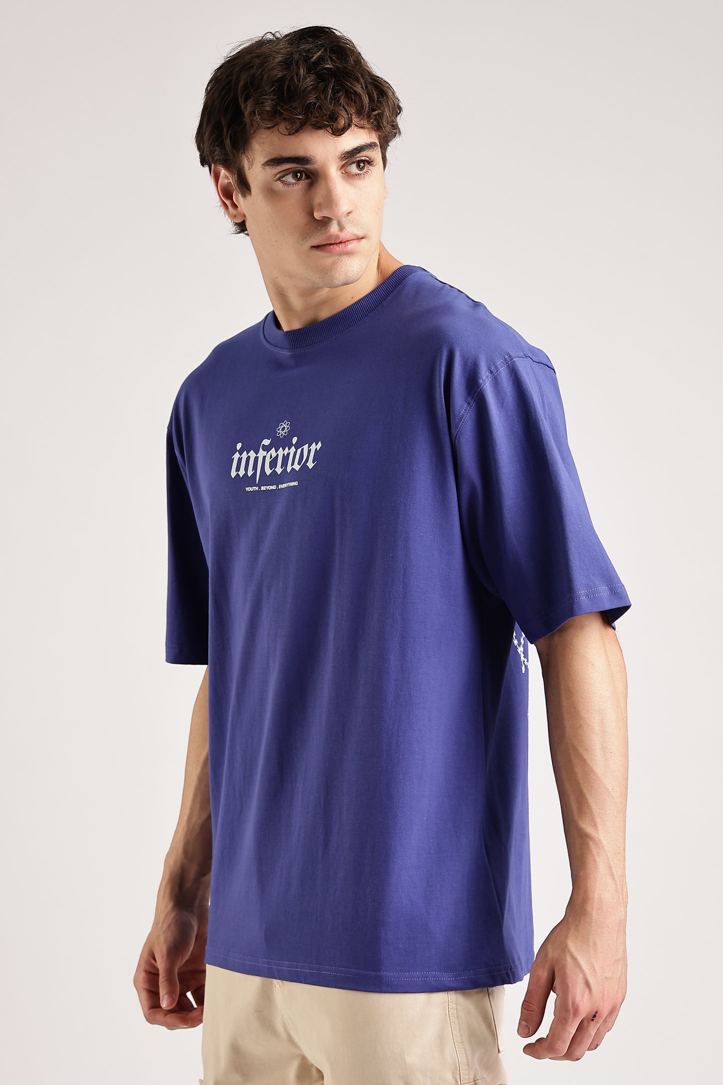 Blue Inferior Oversized T-Shirt (M)