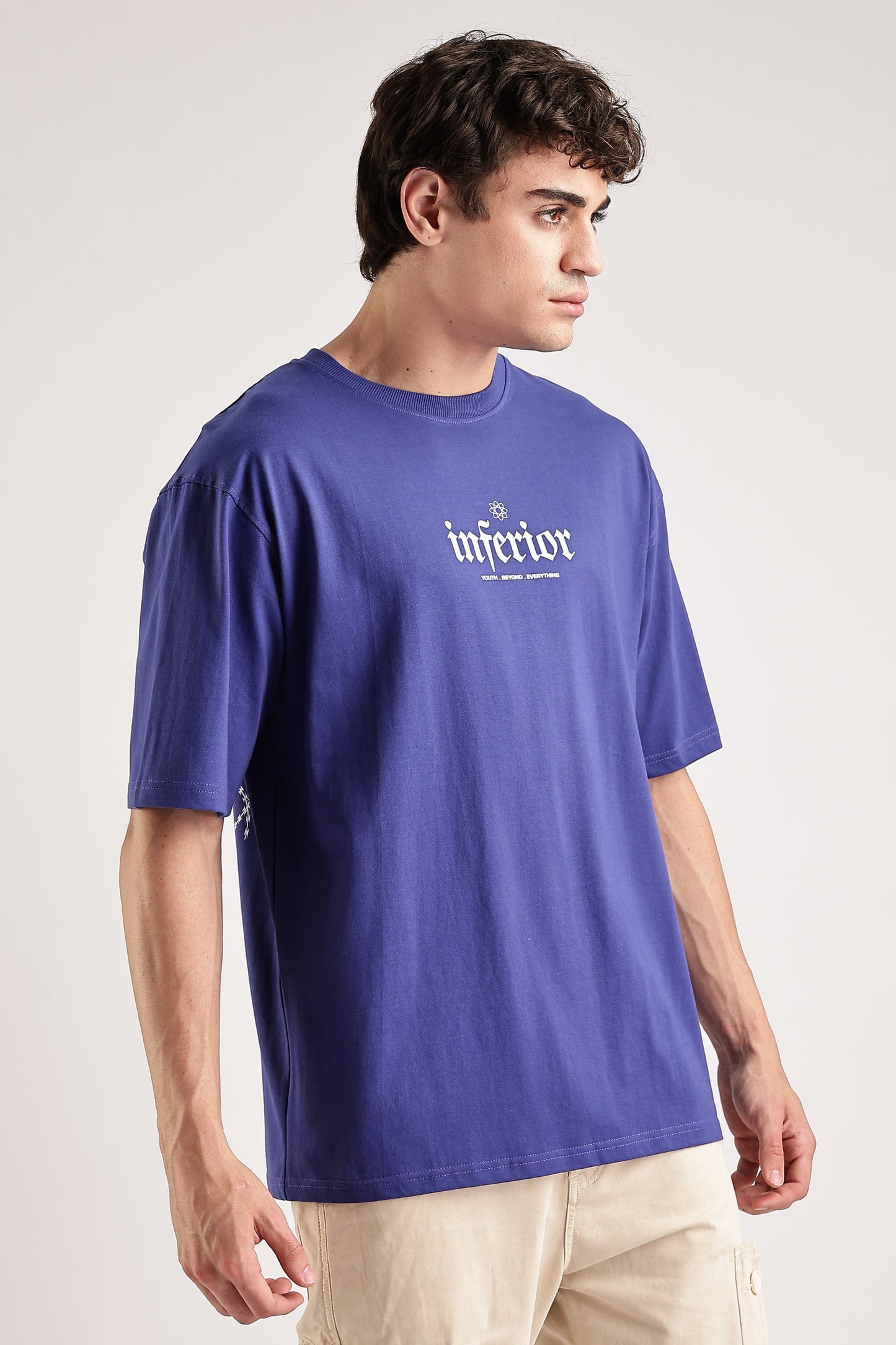 Blue Inferior Oversized T-Shirt (M)