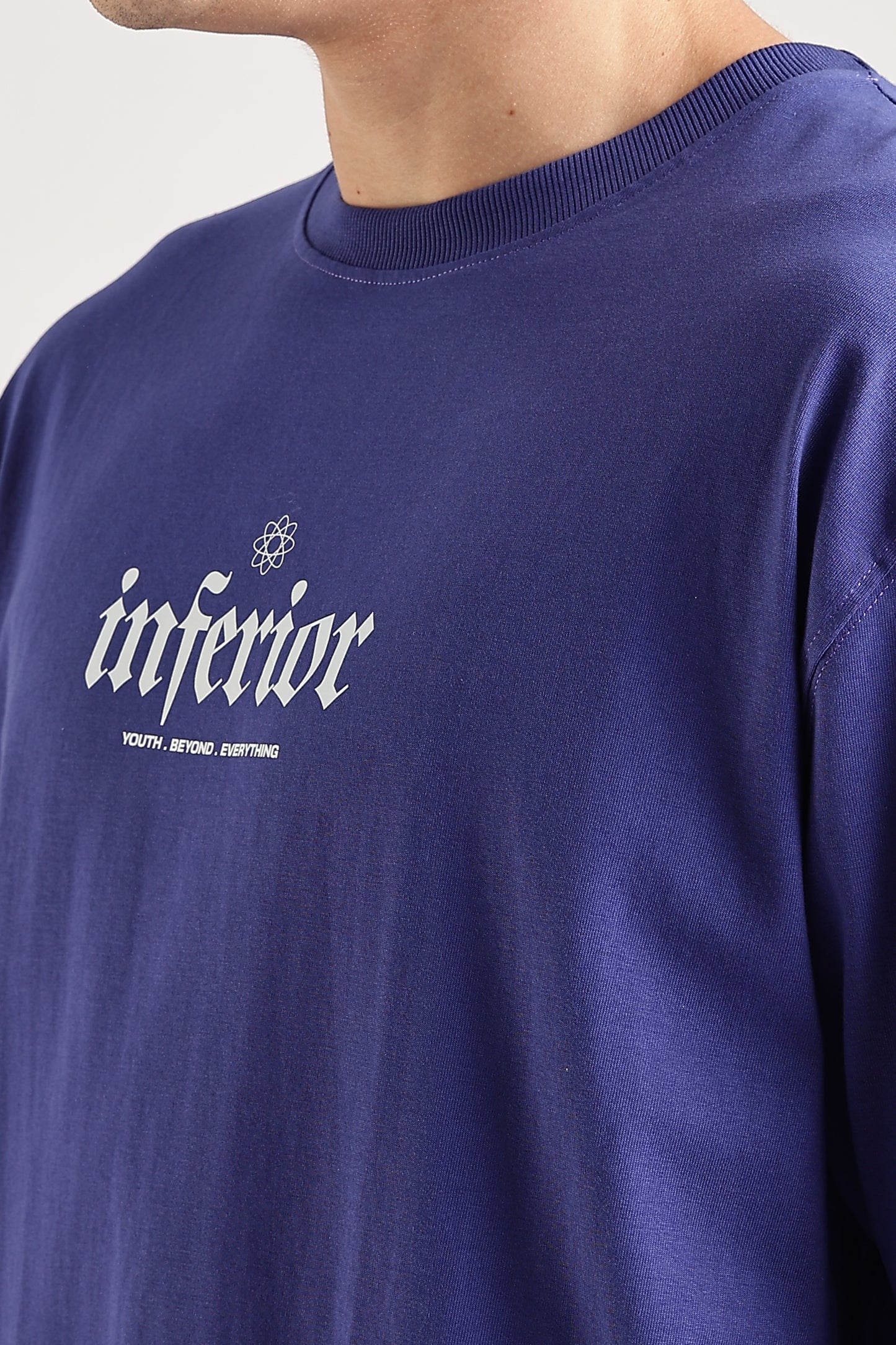 Blue Inferior Oversized T-Shirt (M)
