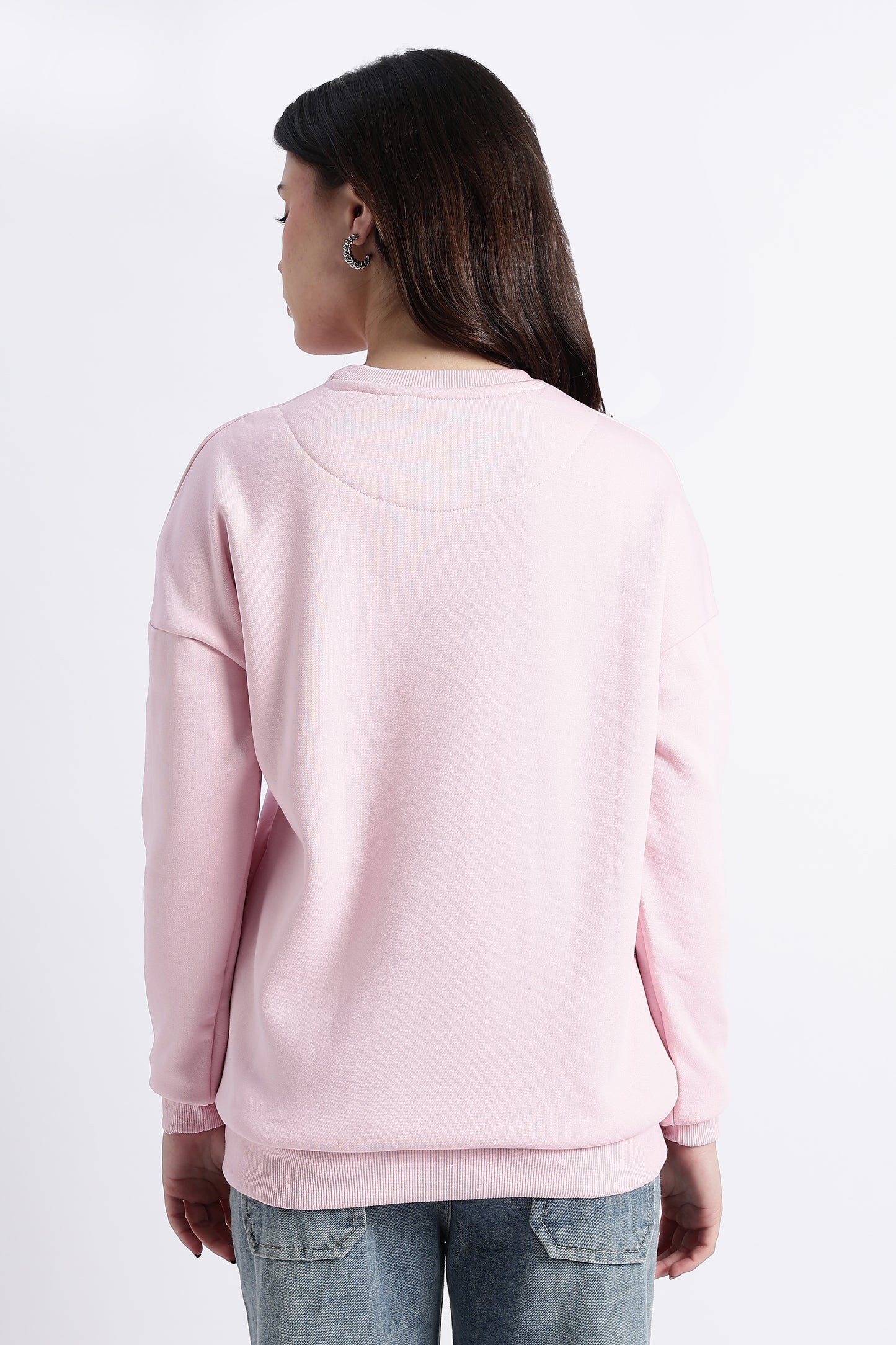 LIGHT BABY PINK OVERSIZED SWEATSHIRT