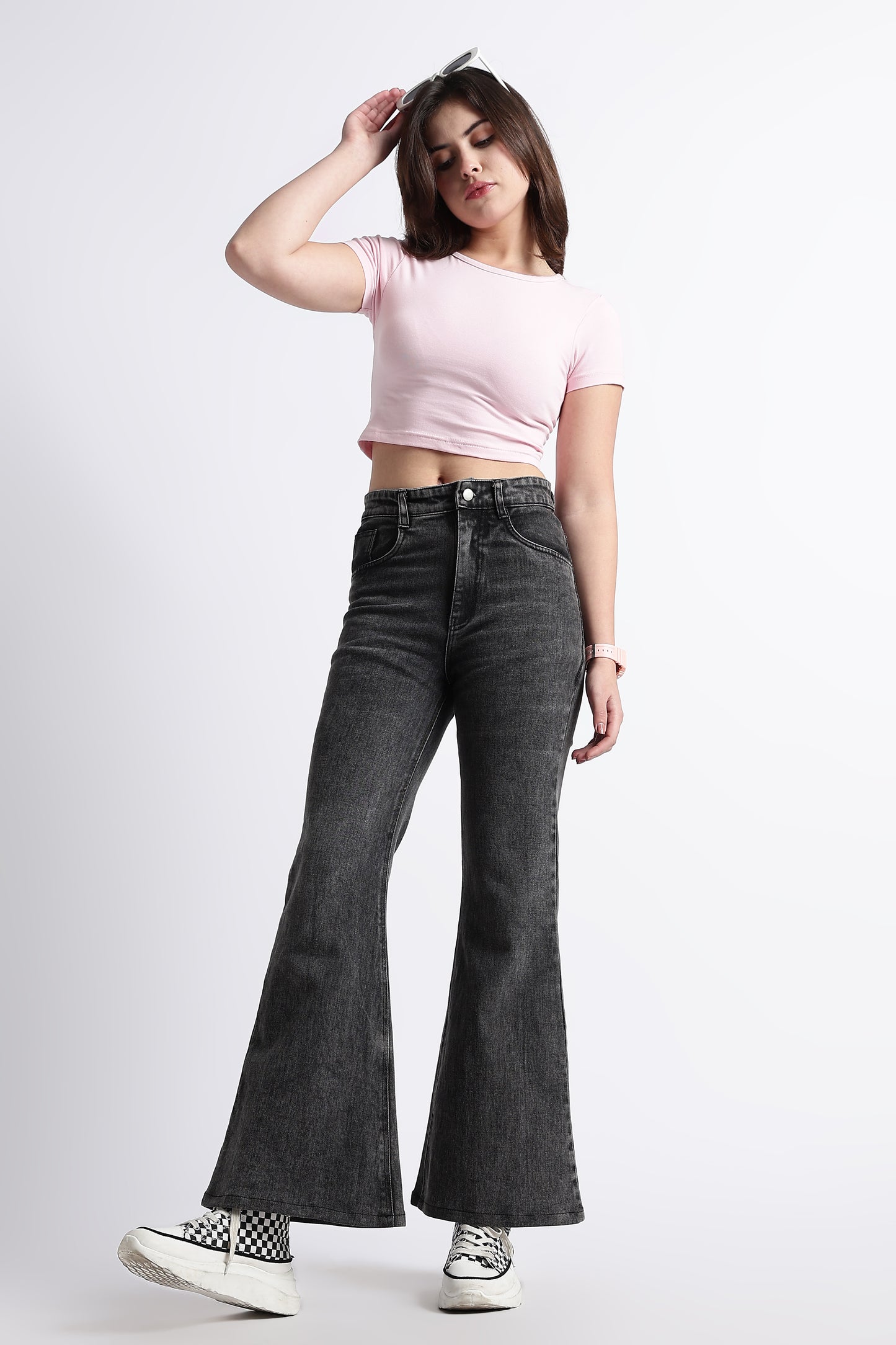 SOLID LIGHT BABY PINK BABY TEE