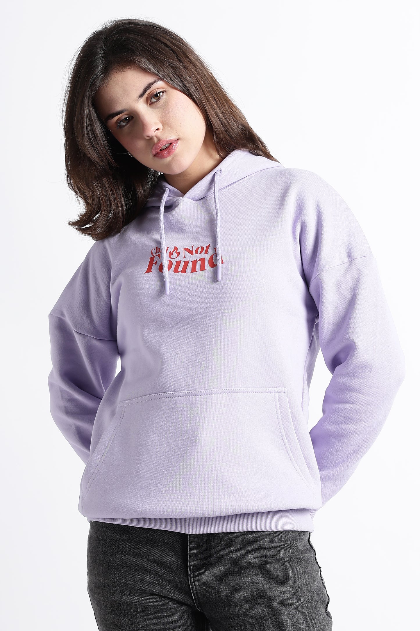 CHILL NOT FOUND OVERSIZED HOODIE