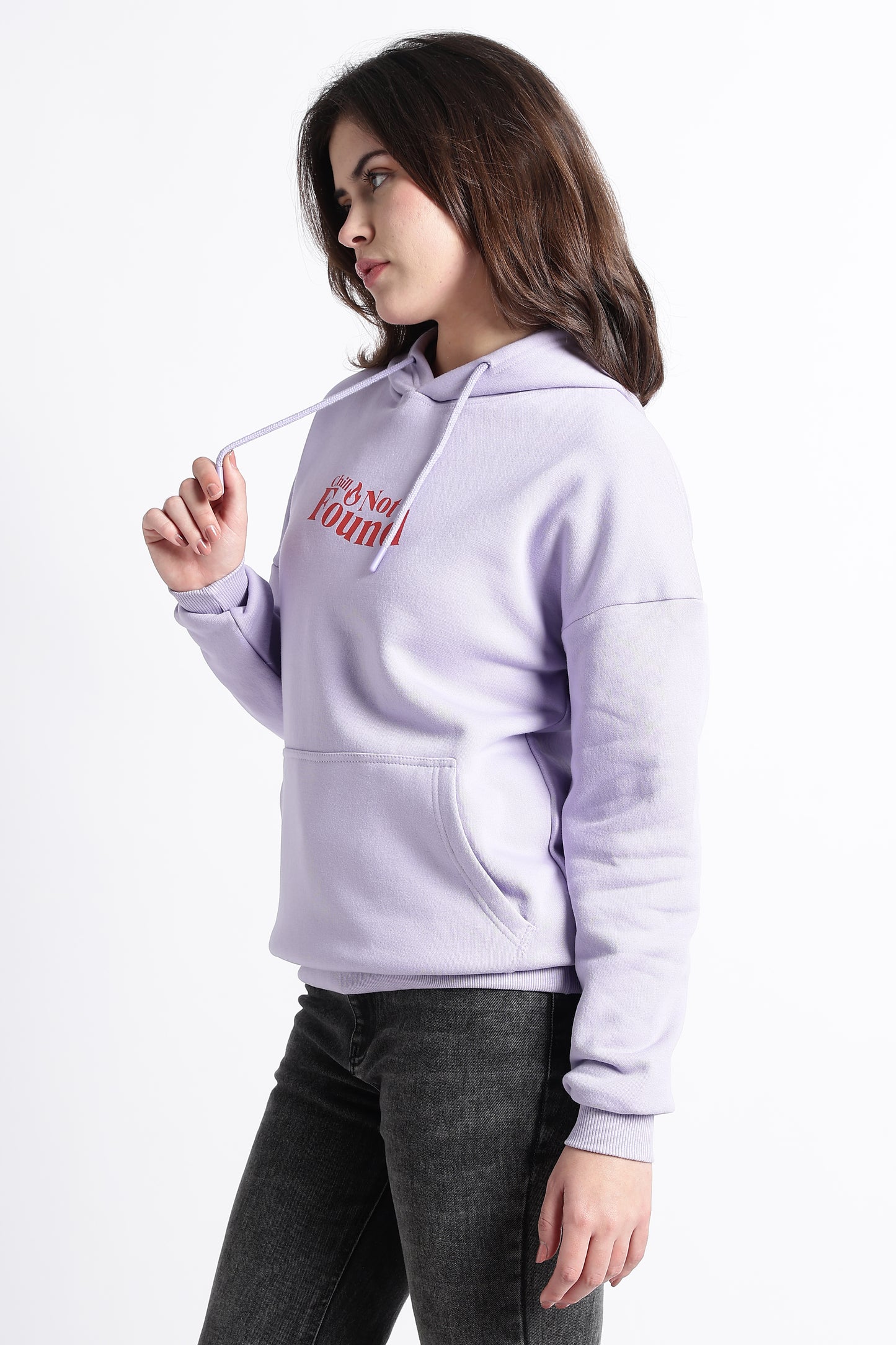 CHILL NOT FOUND OVERSIZED HOODIE