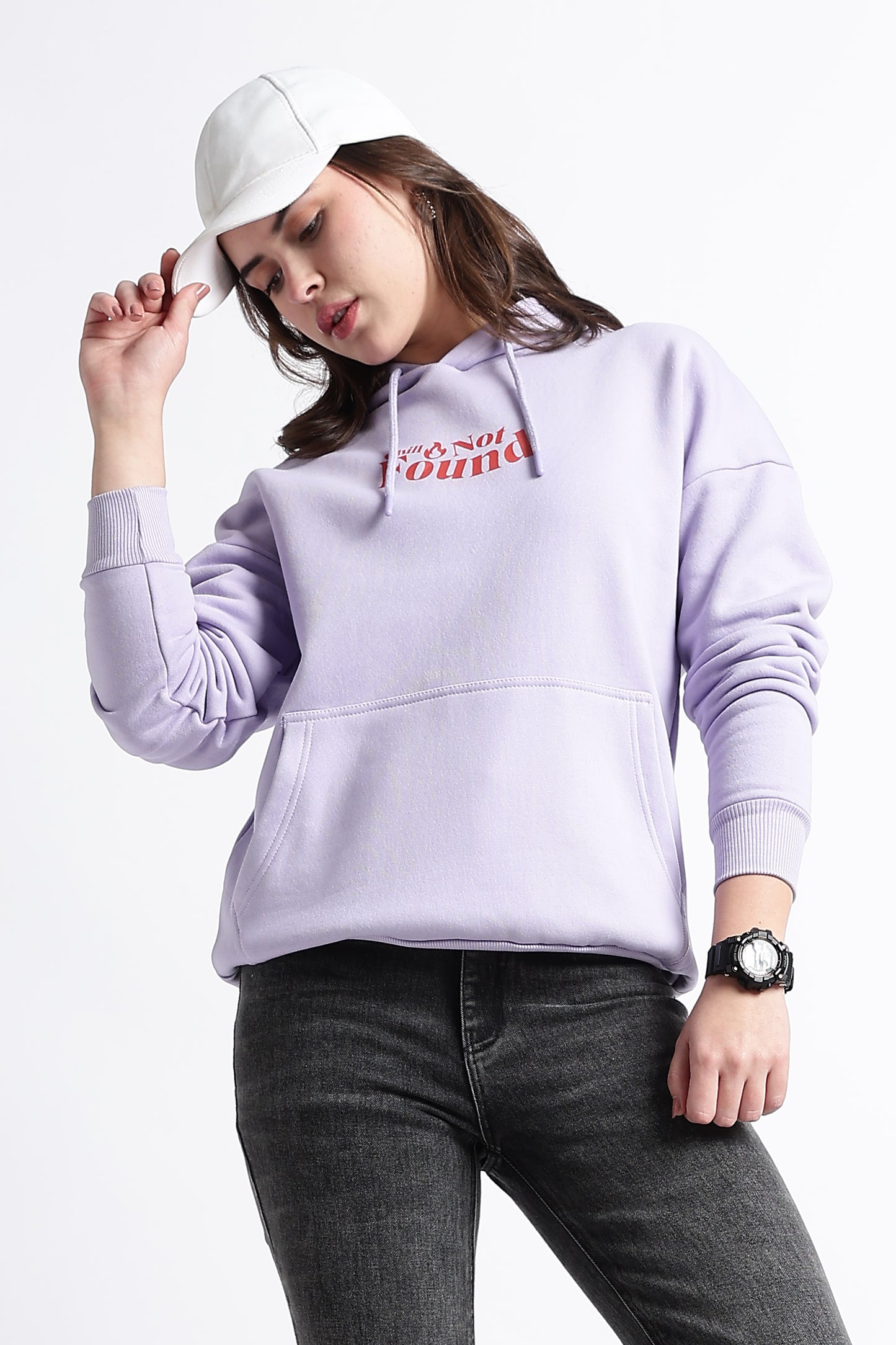 CHILL NOT FOUND OVERSIZED HOODIE