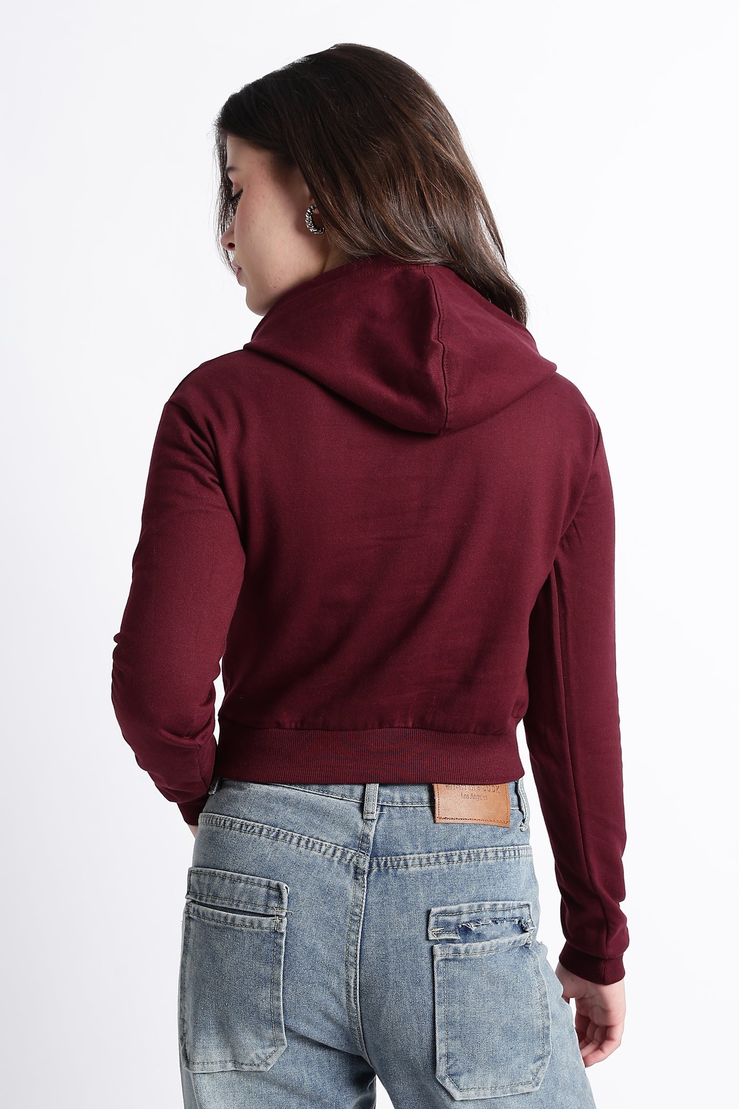 BEYOND CROPPED HOODIE