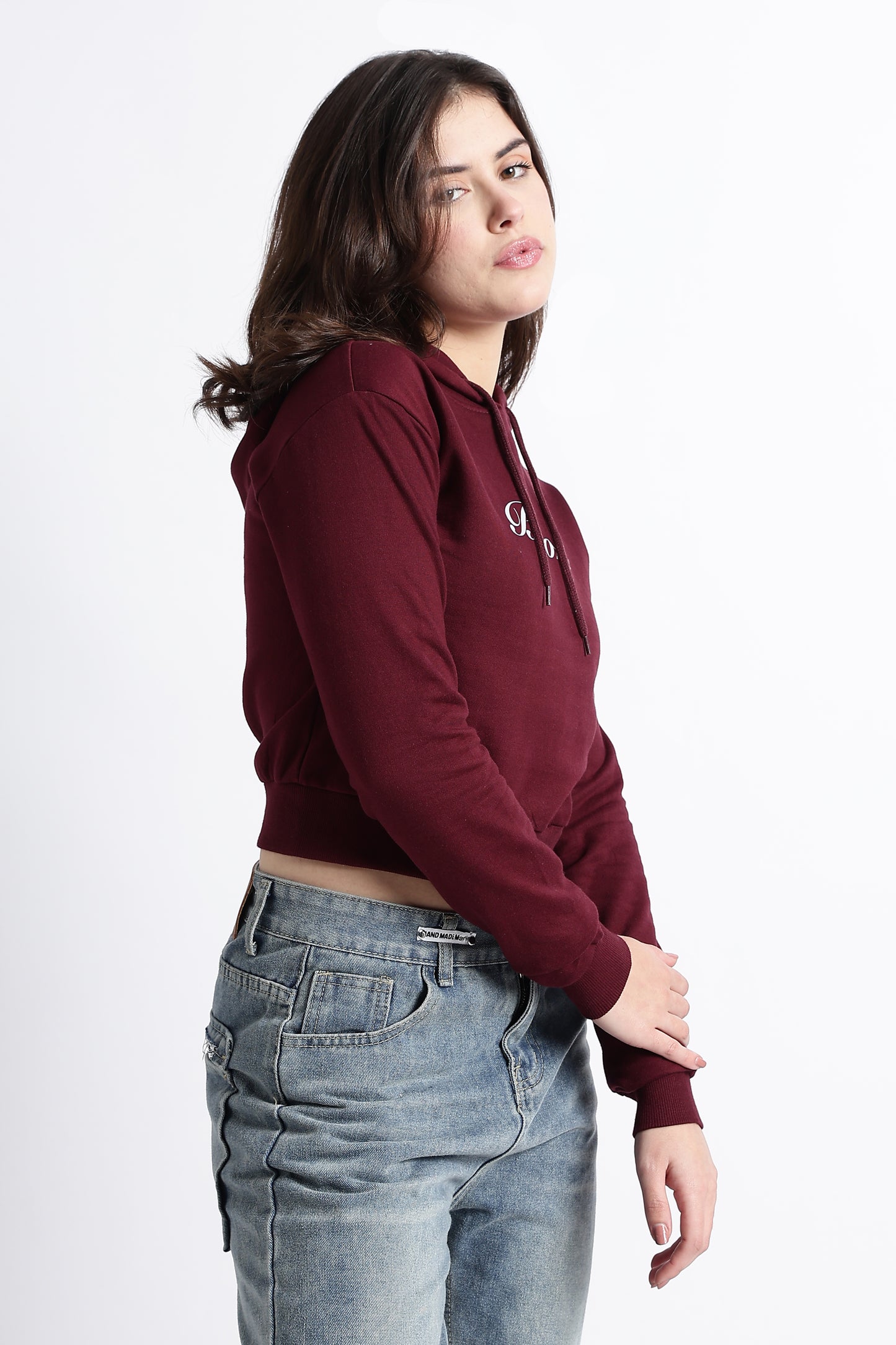 BEYOND CROPPED HOODIE