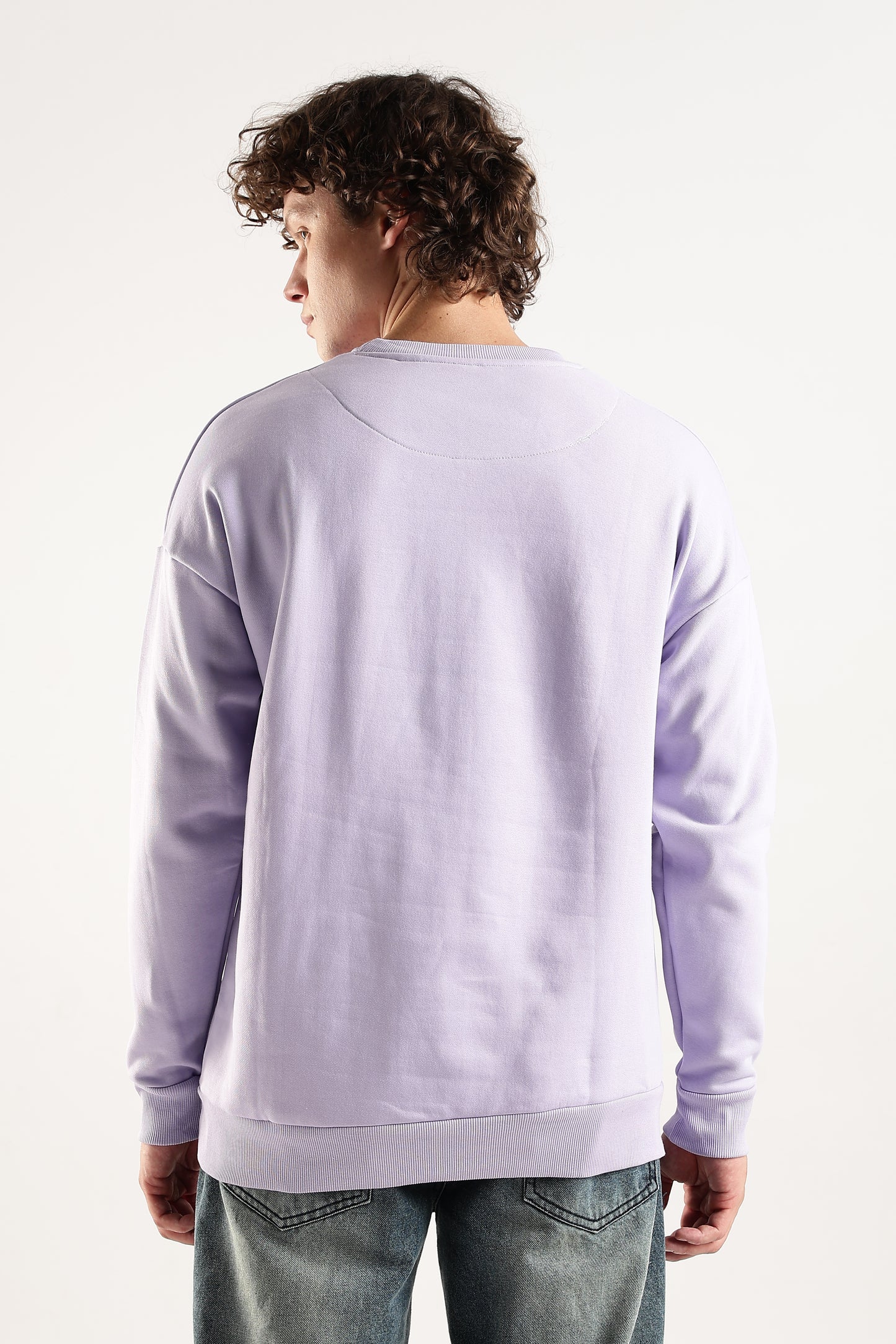 LAVENDER OVERSIZED SWEATSHIRT