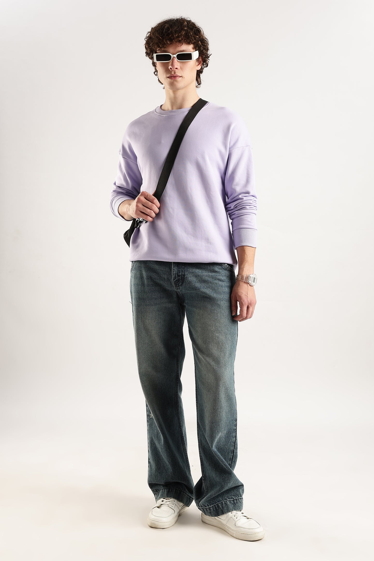 LAVENDER OVERSIZED SWEATSHIRT