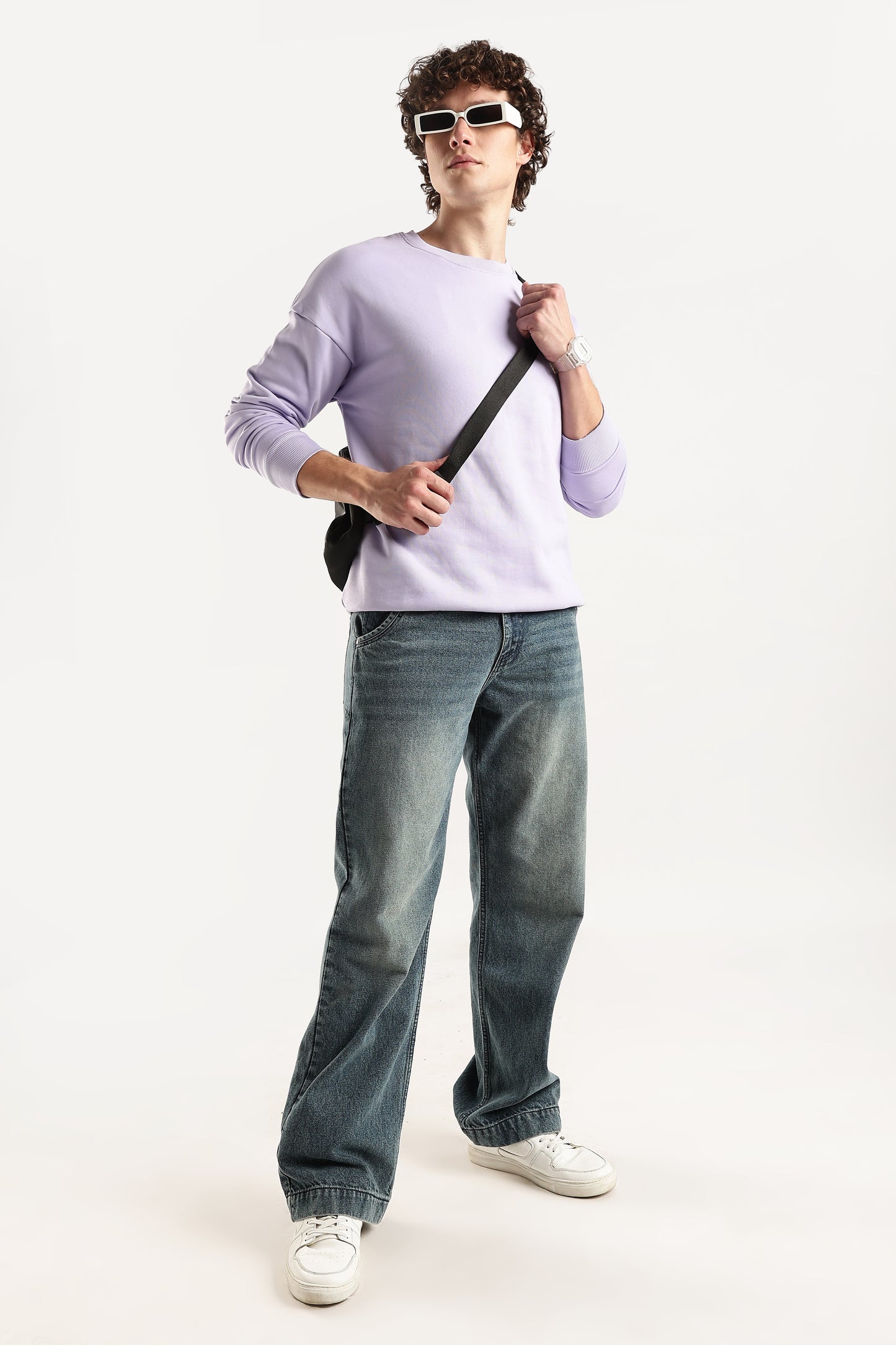 LAVENDER OVERSIZED SWEATSHIRT