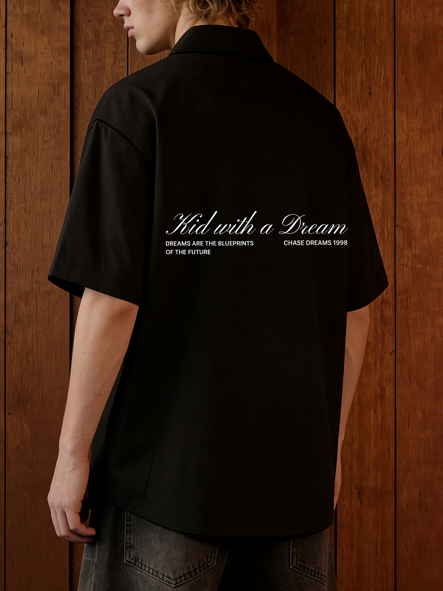 KID WITH A DREAM OVERSIZED UNISEX SHIRT