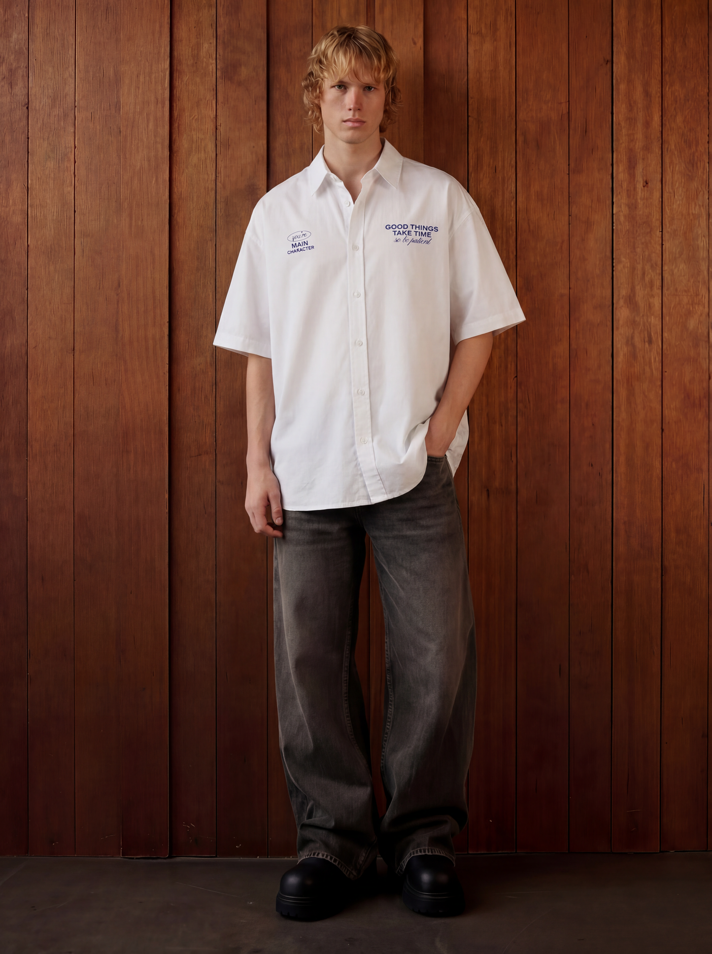 MAIN CHARACTER OVERSIZED UNISEX SHIRT
