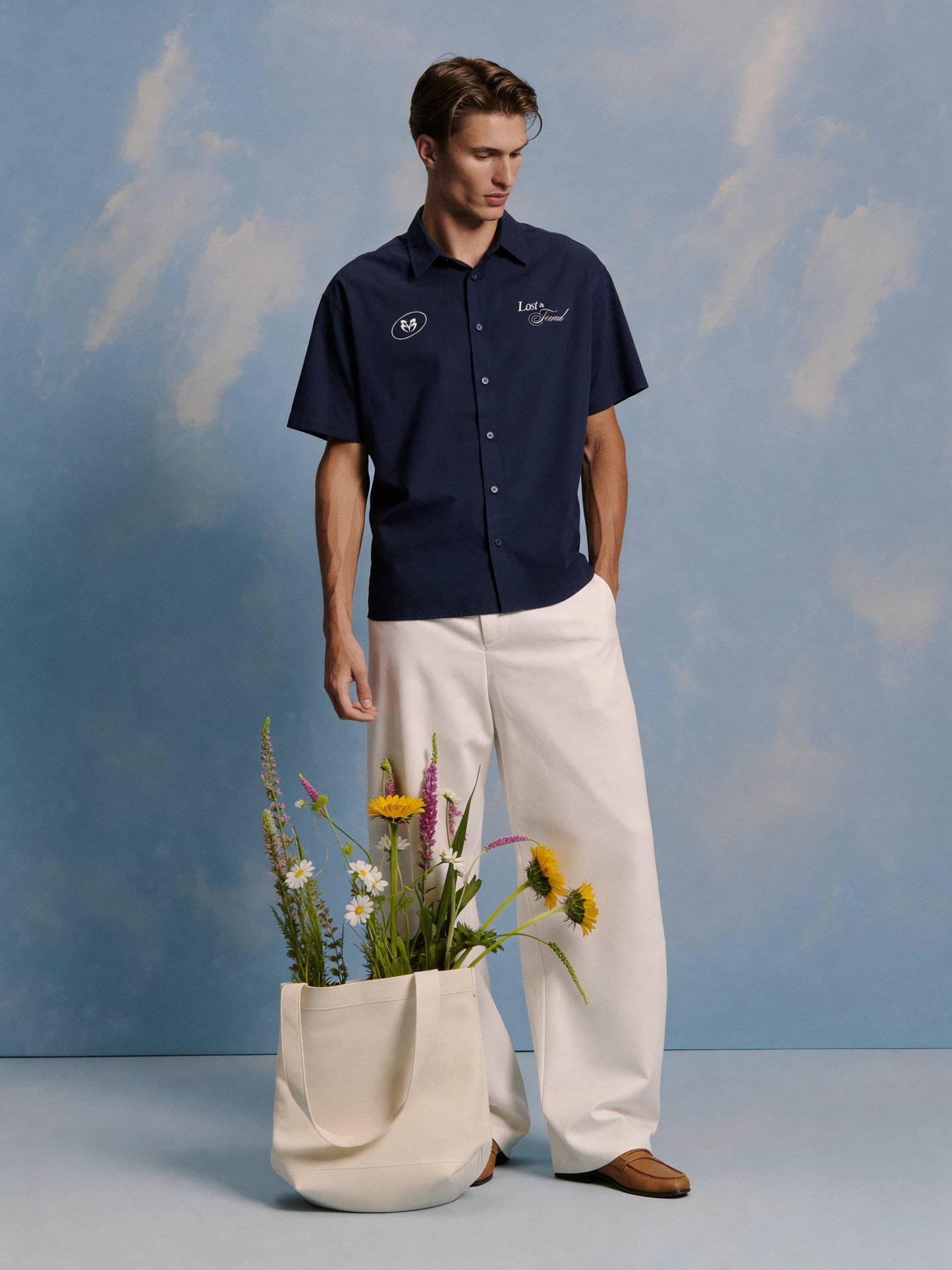 LOST AND FOUND OVERSIZED UNISEX SHIRT