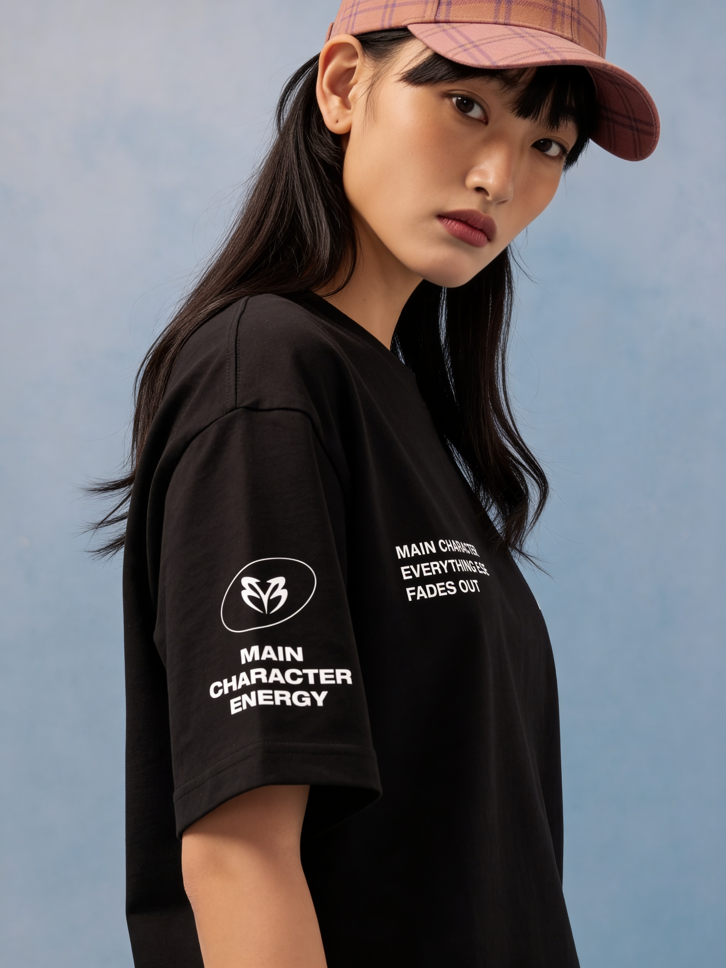 SUPER HUMAN BLACK OVERSIZED UNISEX T-SHIRT