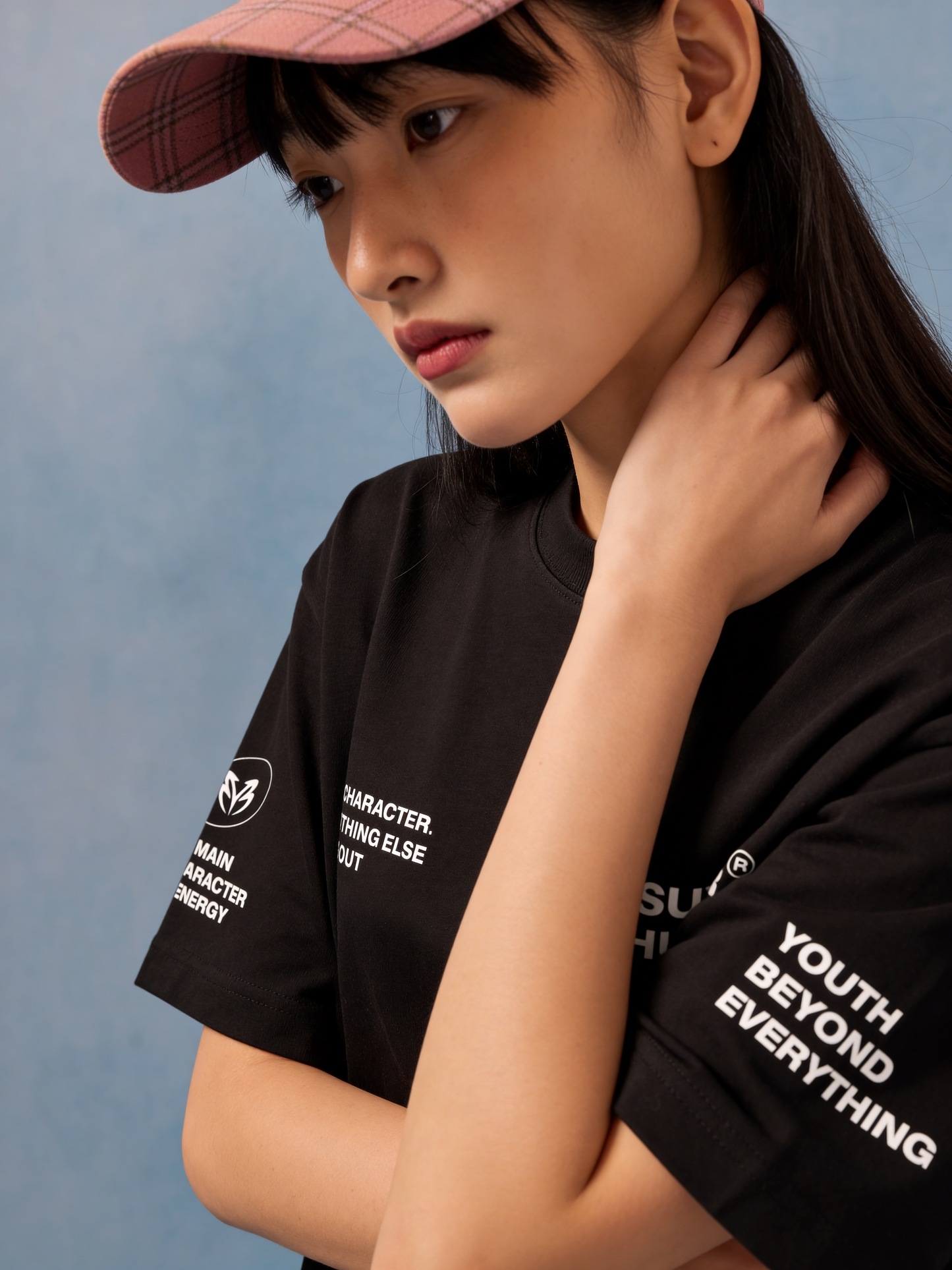 SUPER HUMAN BLACK OVERSIZED UNISEX T-SHIRT