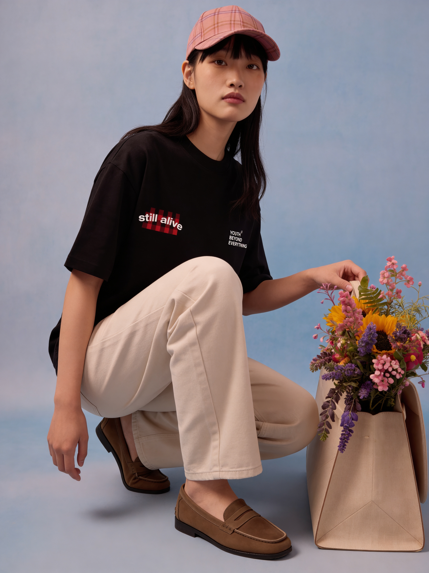 STILL ALIVE OVERSIZED UNISEX T-SHIRT