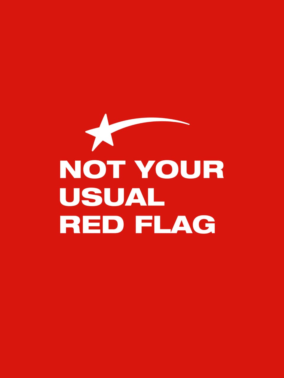 NOT YOUR RED FLAG OVERSIZED UNISEX T-SHIRT