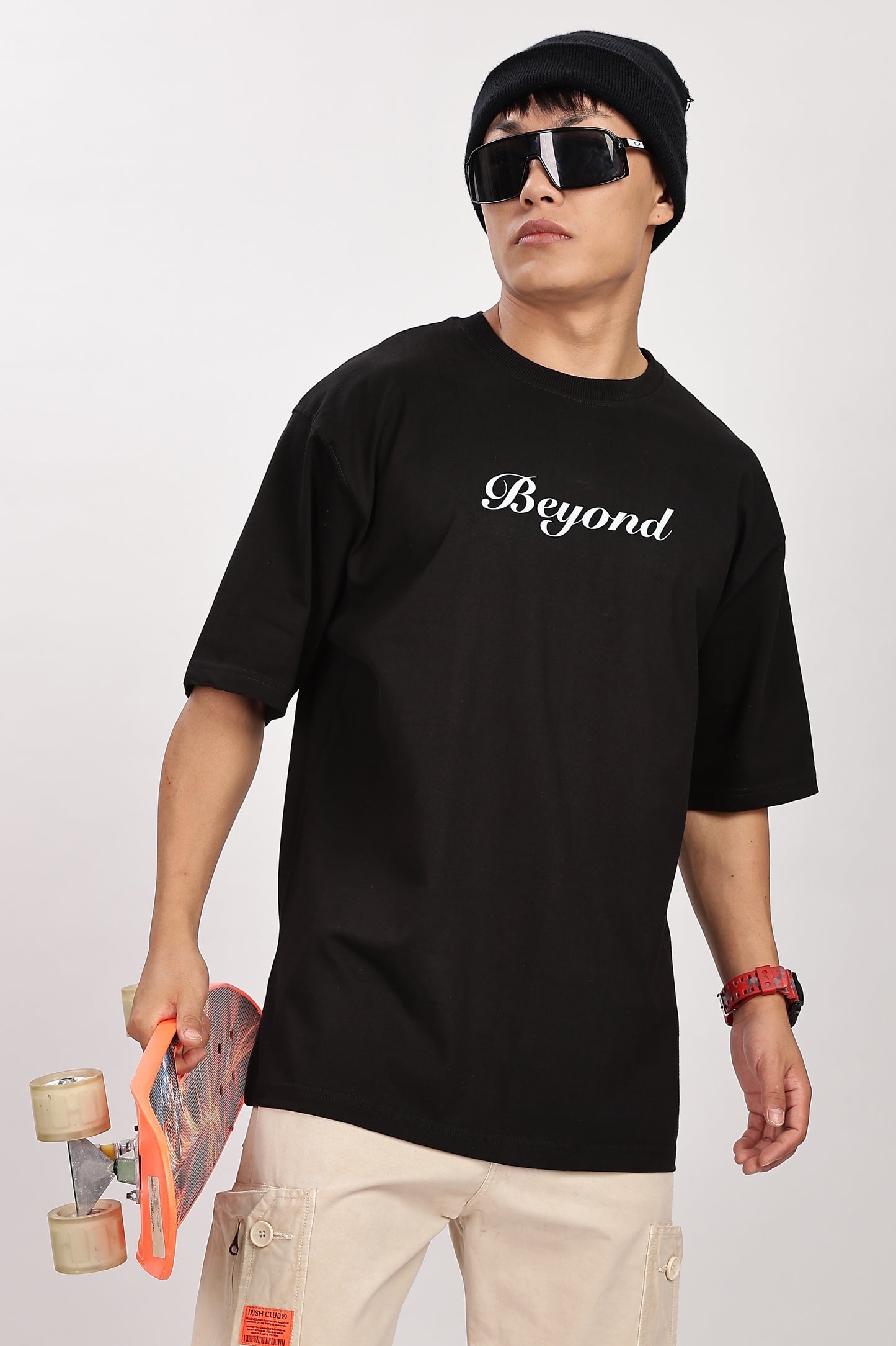 Black Doodle Oversized T-Shirt