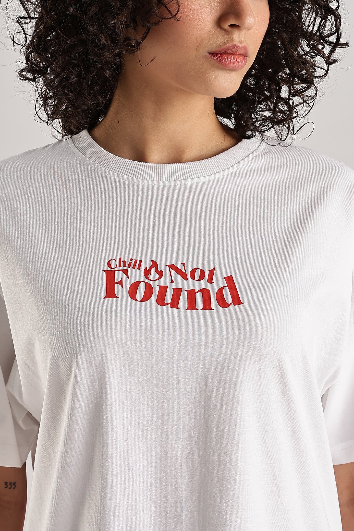 Chill Not Found Oversized T-Shirt