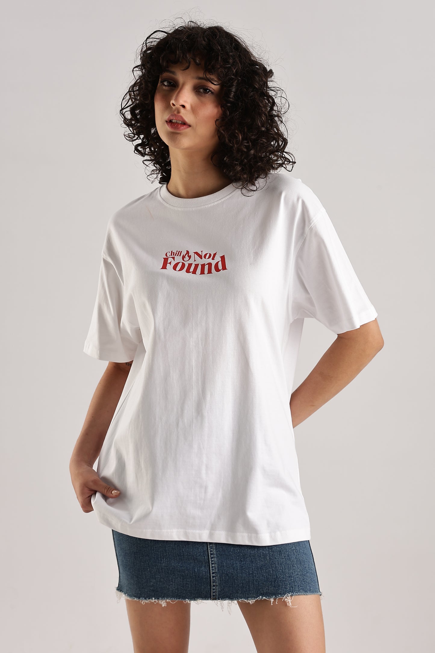 Chill Not Found Oversized T-Shirt