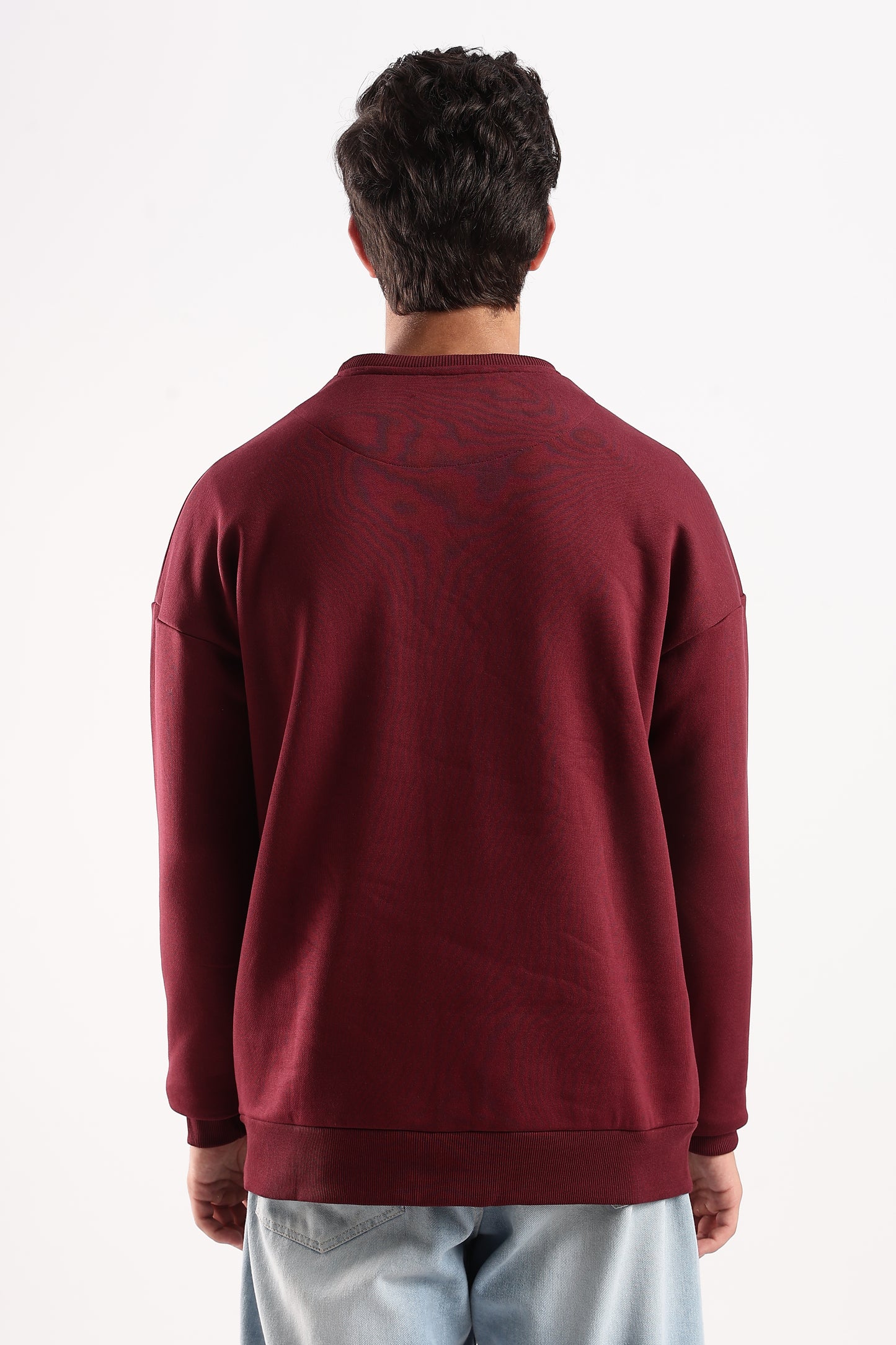 MAROON OVERSIZED SWEATSHIRT