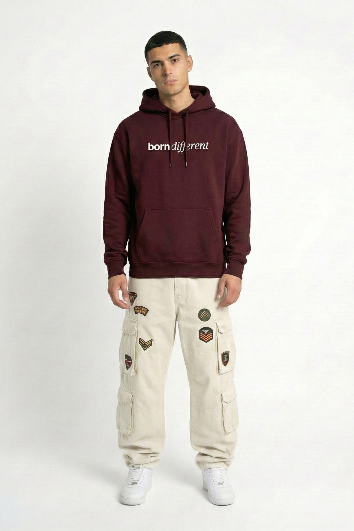 BORN DIFFERENT OVERSIZED HOODIE