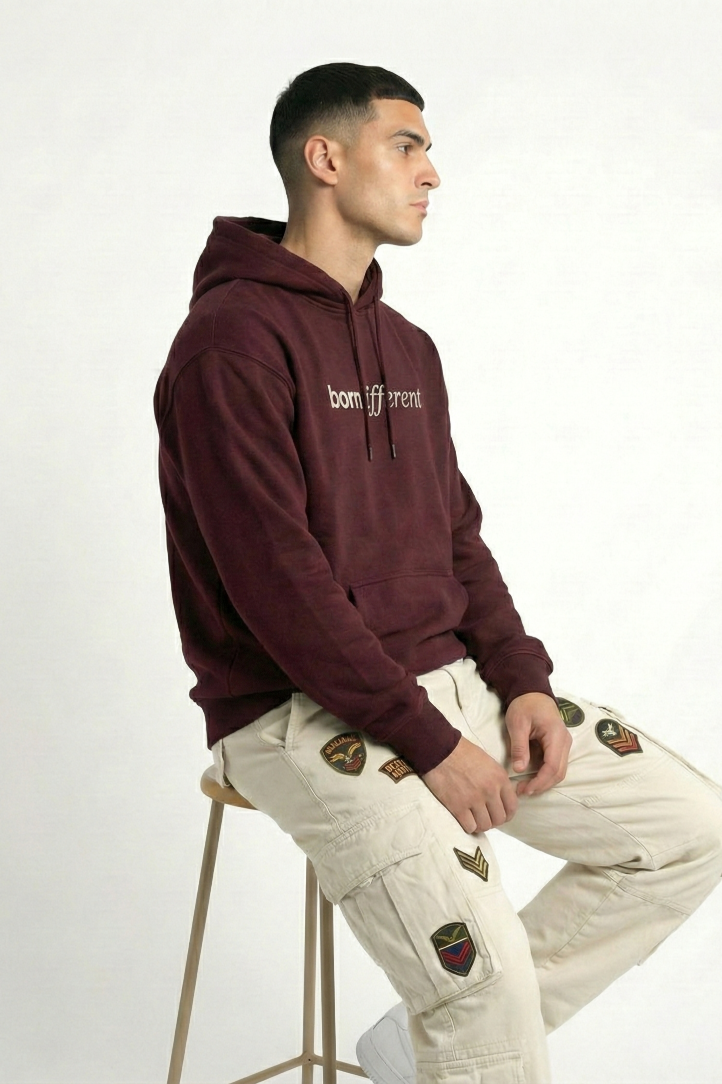 BORN DIFFERENT OVERSIZED HOODIE