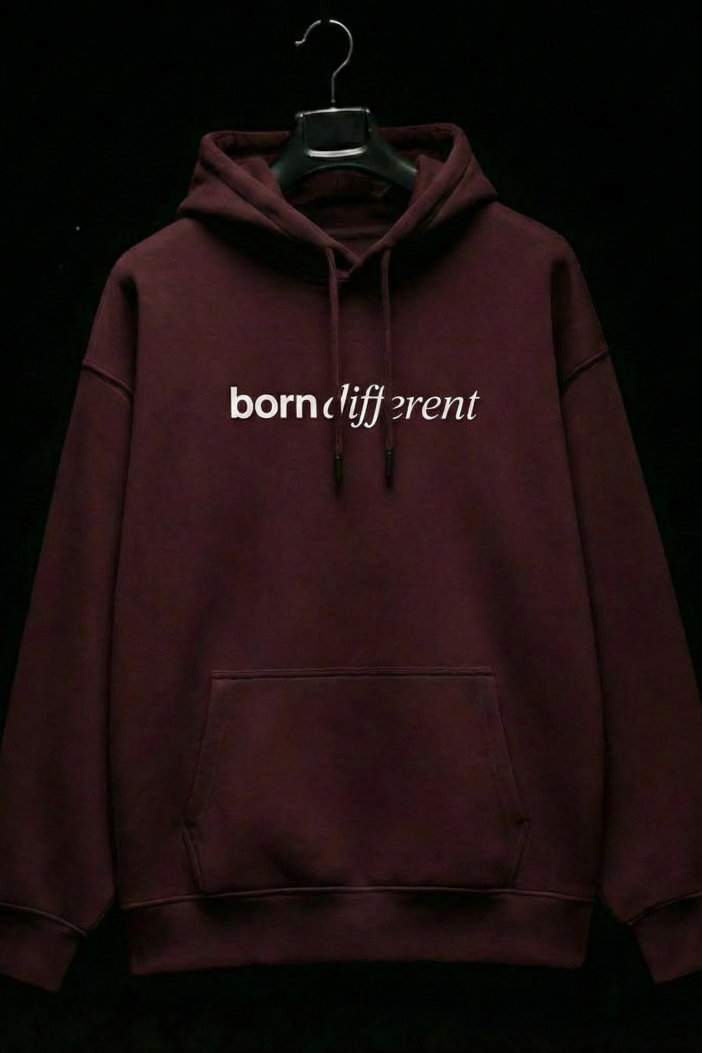 BORN DIFFERENT OVERSIZED HOODIE