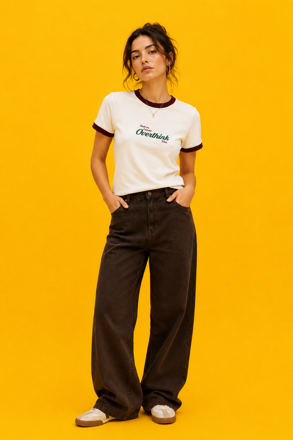LET ME OVERTHINK UNISEX RINGER TEE