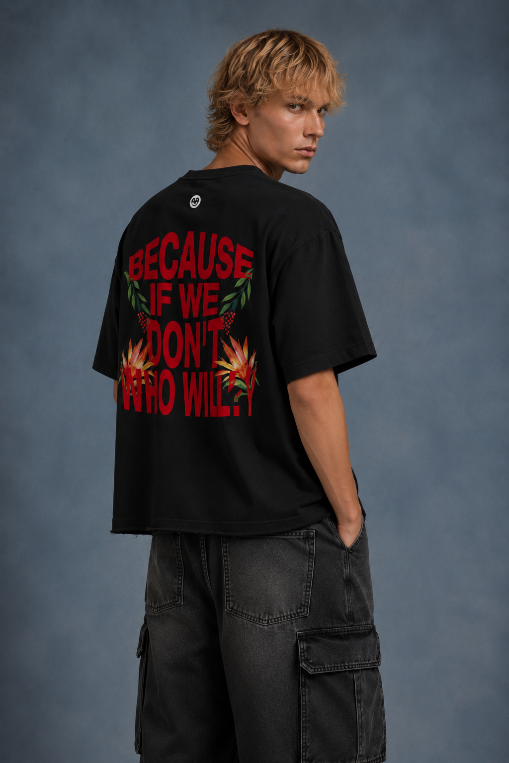 BECAUSE IF WE DON'T BOXY OVERSIZED CROPPED LENGTH T-SHIRT (UNISEX)