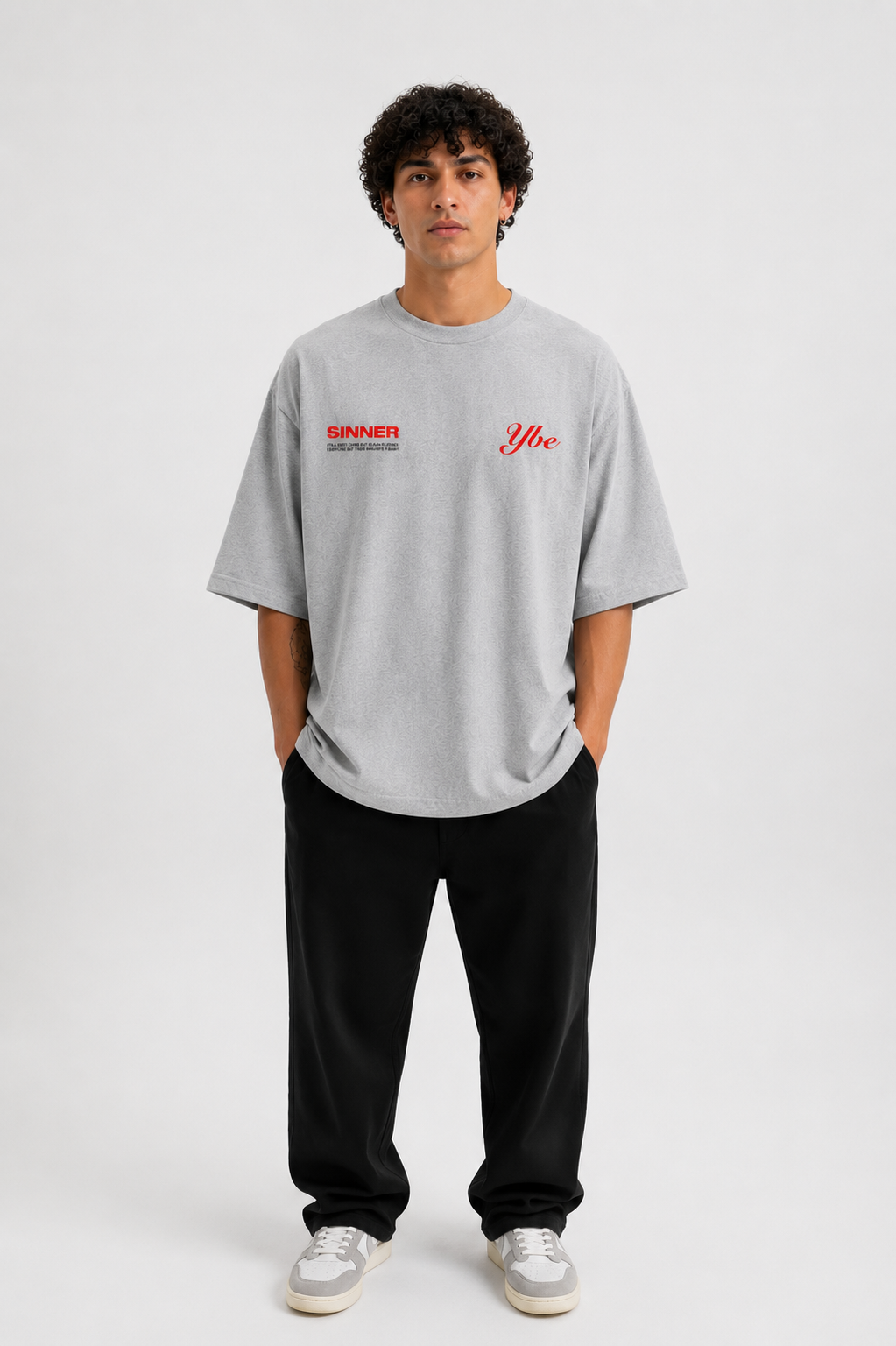 HATE THE SIN LOVE THE SINNER OVERSIZED T-SHIRT