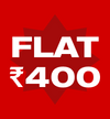 FLAT ₹400 OFF