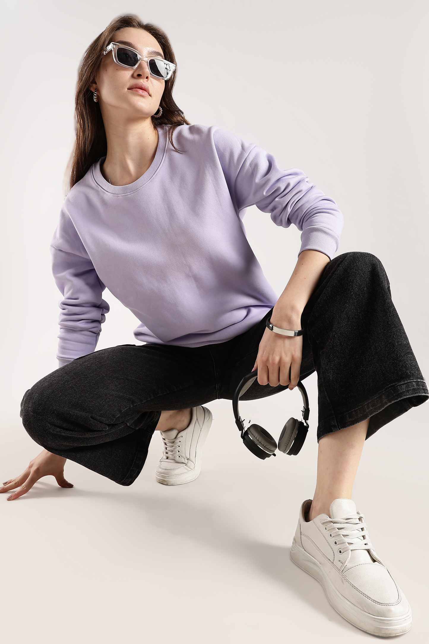 LAVENDER OVERSIZED SWEATSHIRT