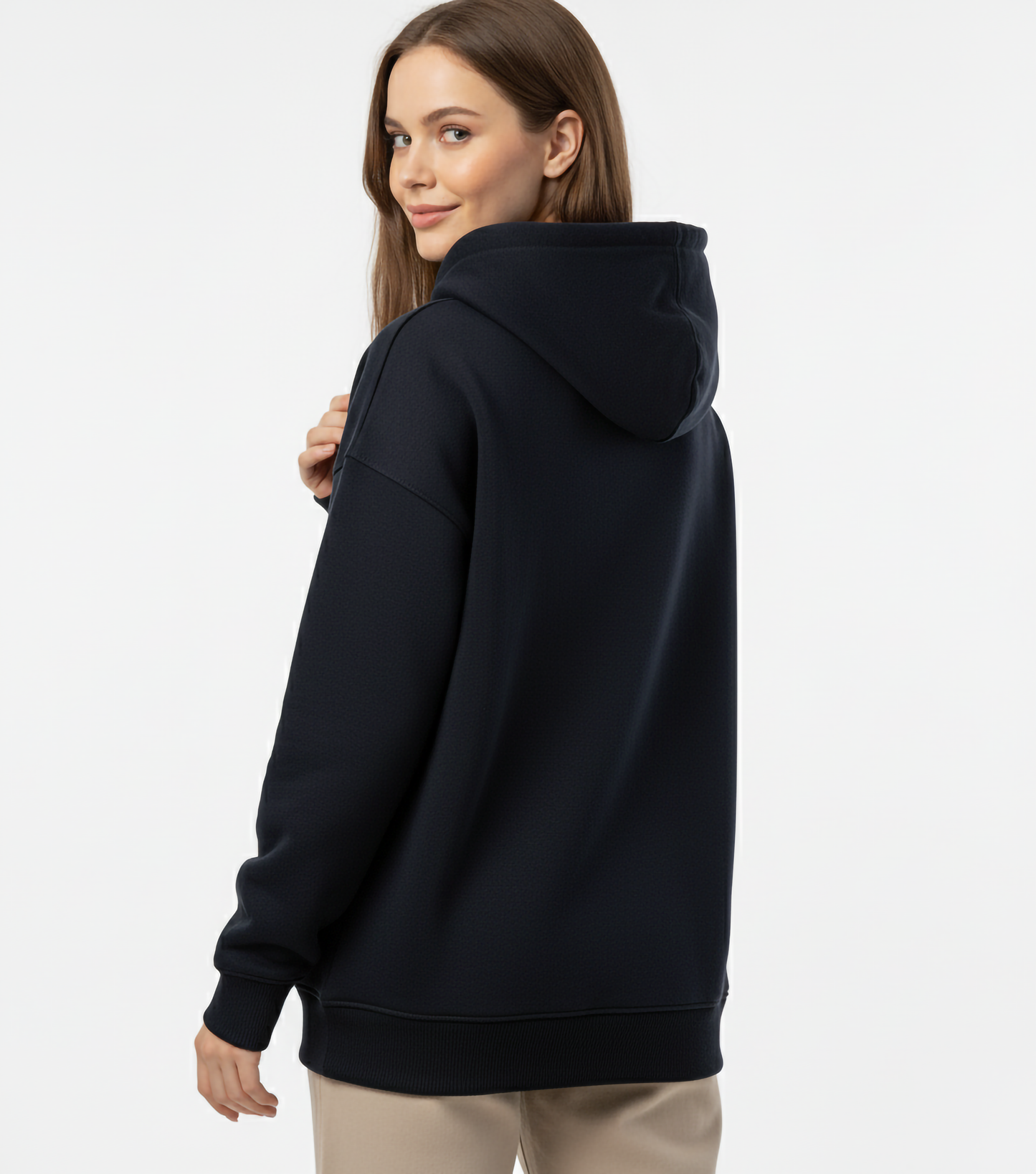BLACK OVERSIZED HOODIE