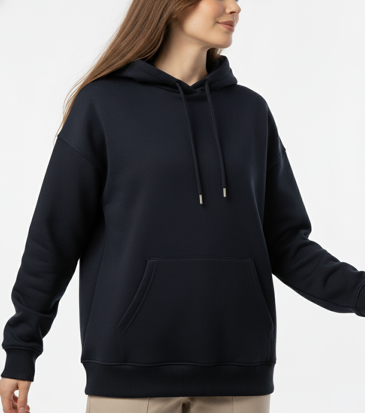 BLACK OVERSIZED HOODIE