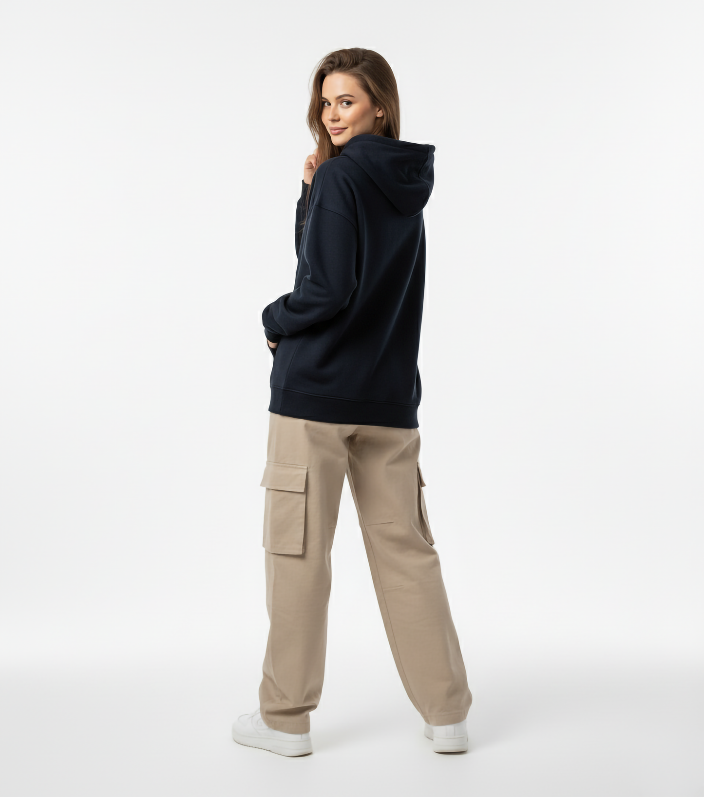 BLACK OVERSIZED HOODIE