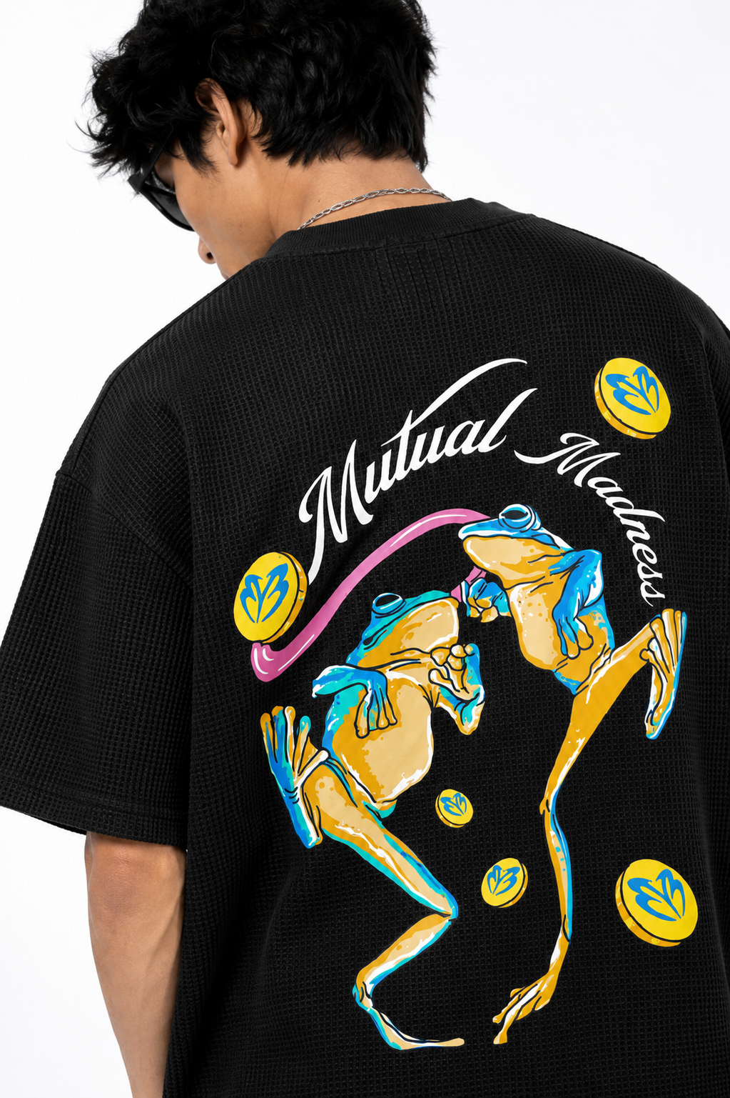 MUTUAL MADNESS OVERSIZED WAFFLE T-SHIRT