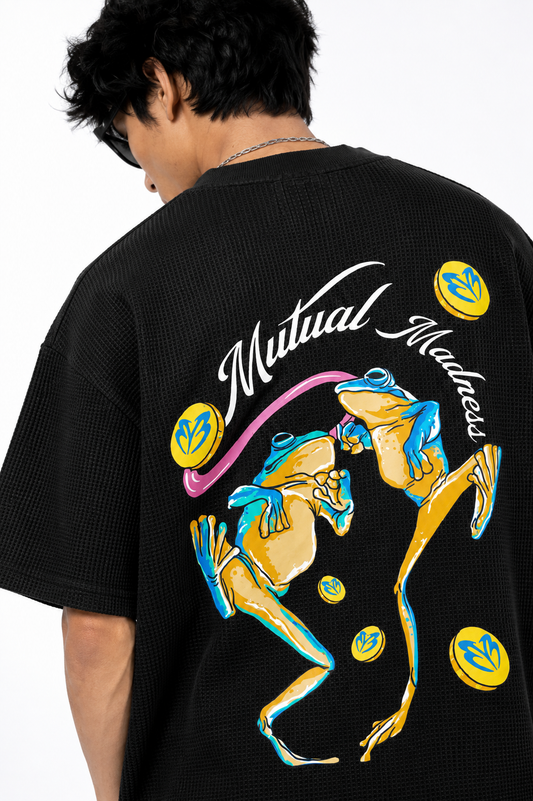 MUTUAL MADNESS OVERSIZED WAFFLE T-SHIRT