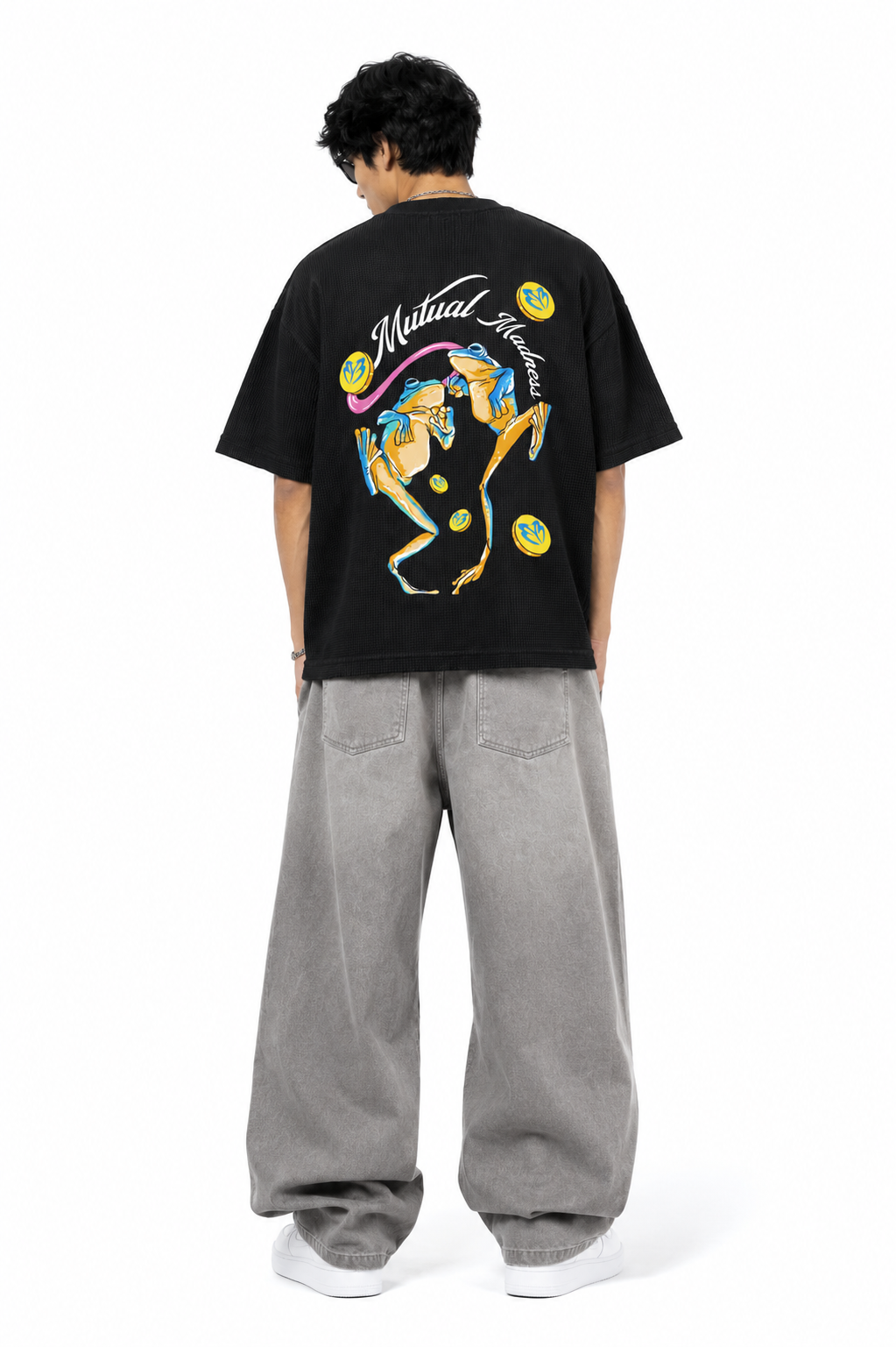 MUTUAL MADNESS OVERSIZED WAFFLE T-SHIRT