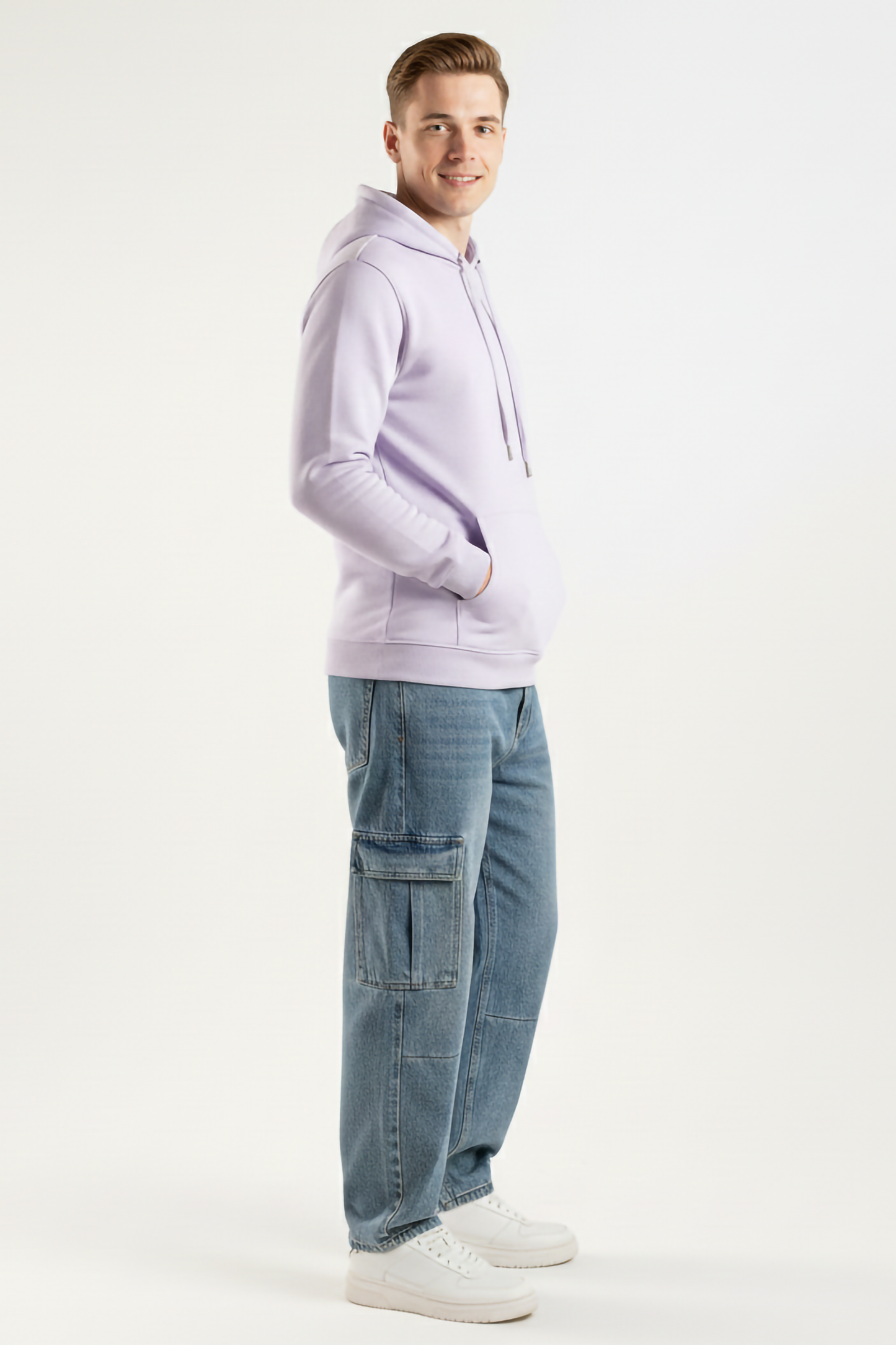 LAVENDER OVERSIZED HOODIE