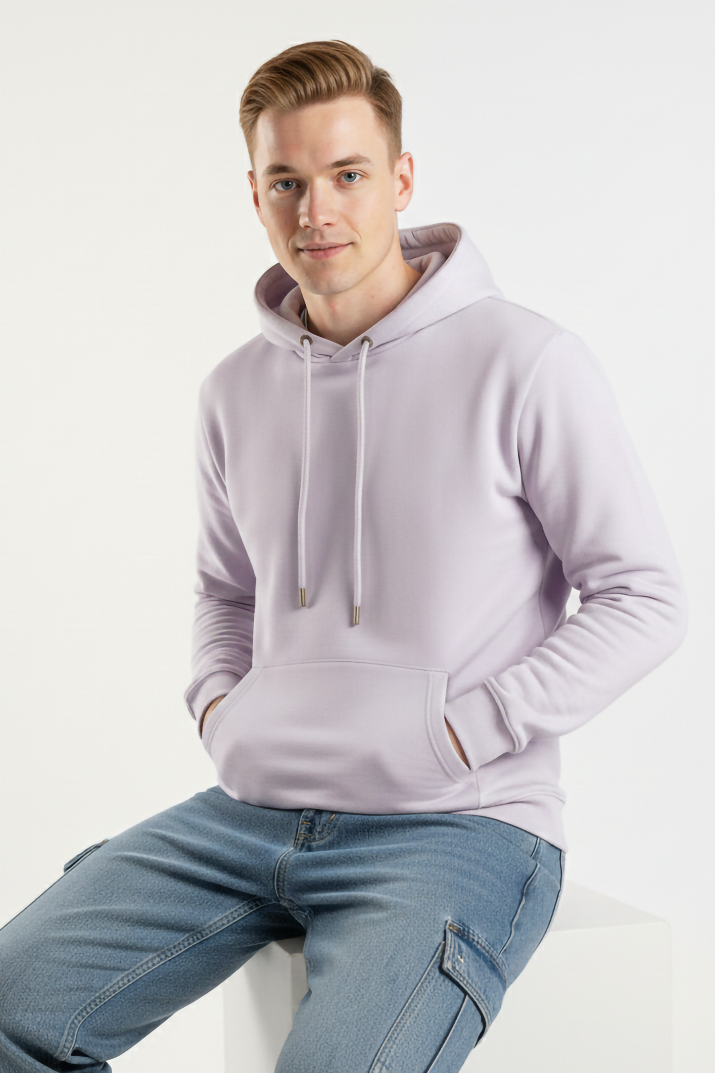 LAVENDER OVERSIZED HOODIE