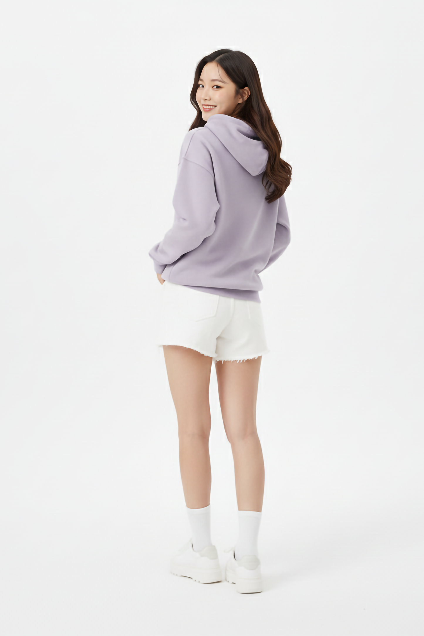 LAVENDER OVERSIZED HOODIE