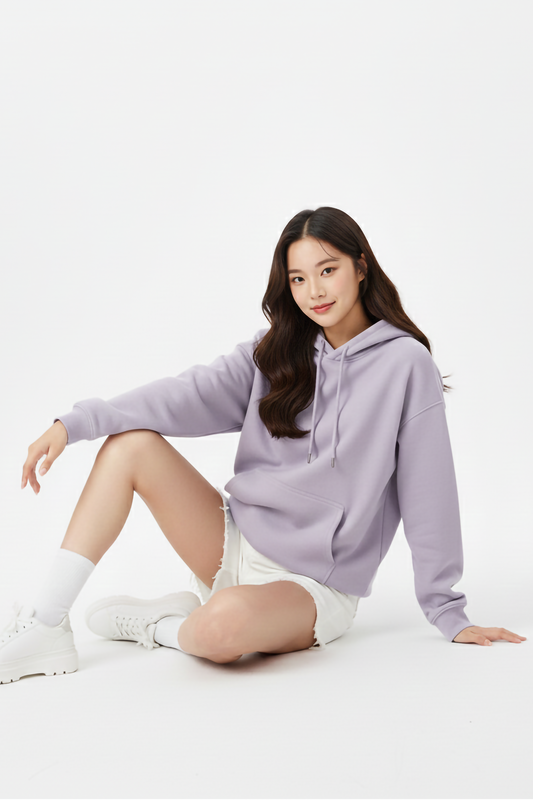 LAVENDER OVERSIZED HOODIE