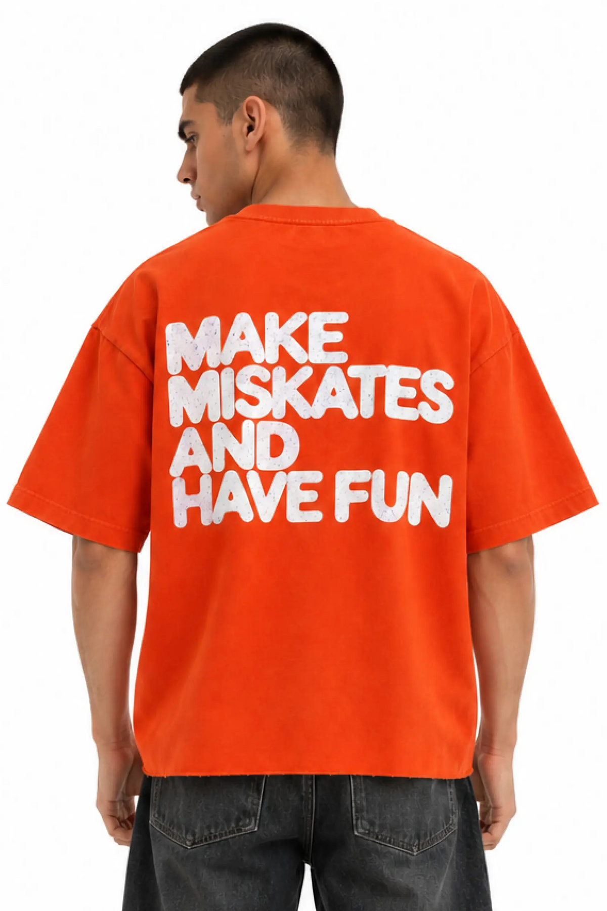 MAKE MISTAKES BOXY FIT T-SHIRT (UNISEX)