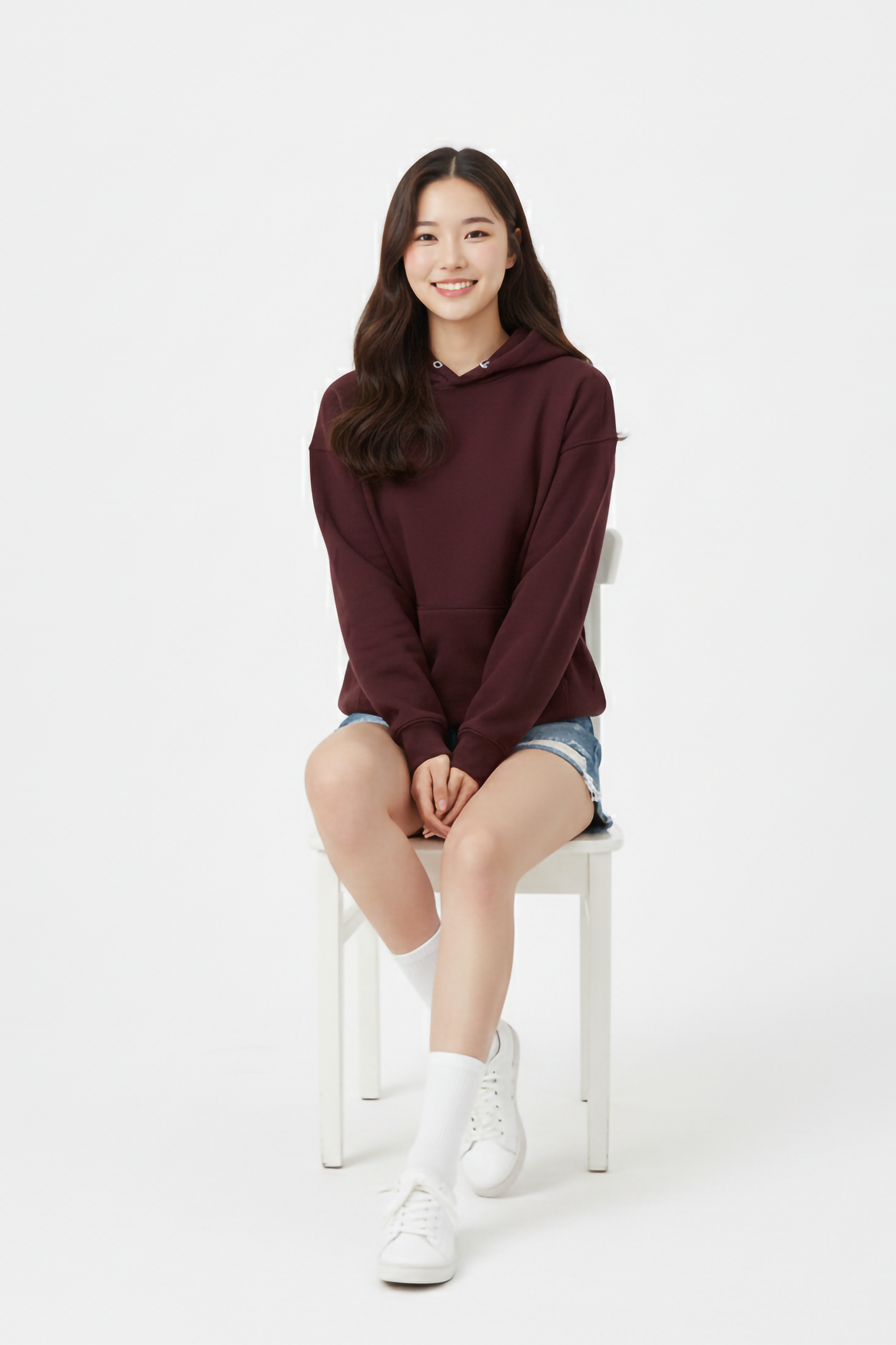 MAROON OVERSIZED HOODIE